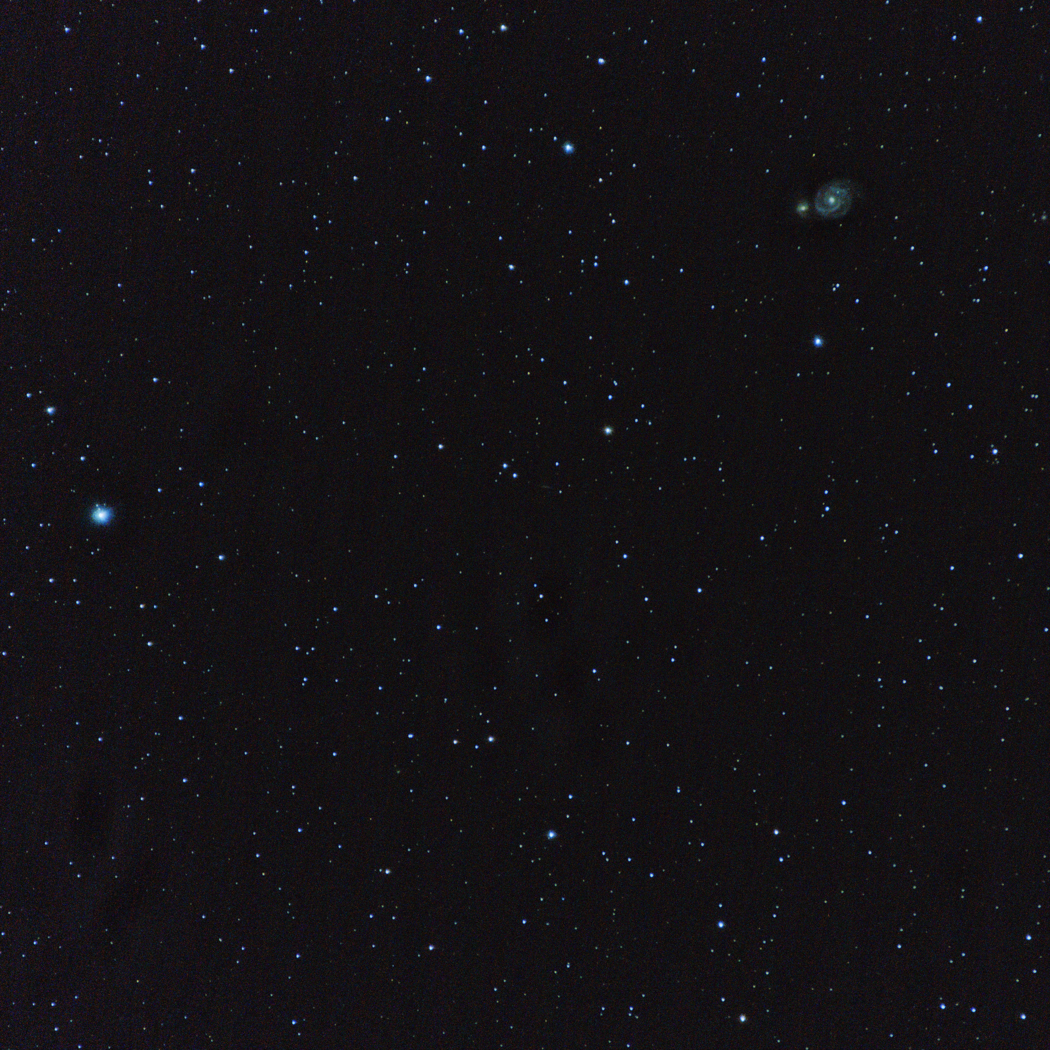 Whirlpool Galaxy, Eling, UK — photo by Orlando Prugel-Bennett