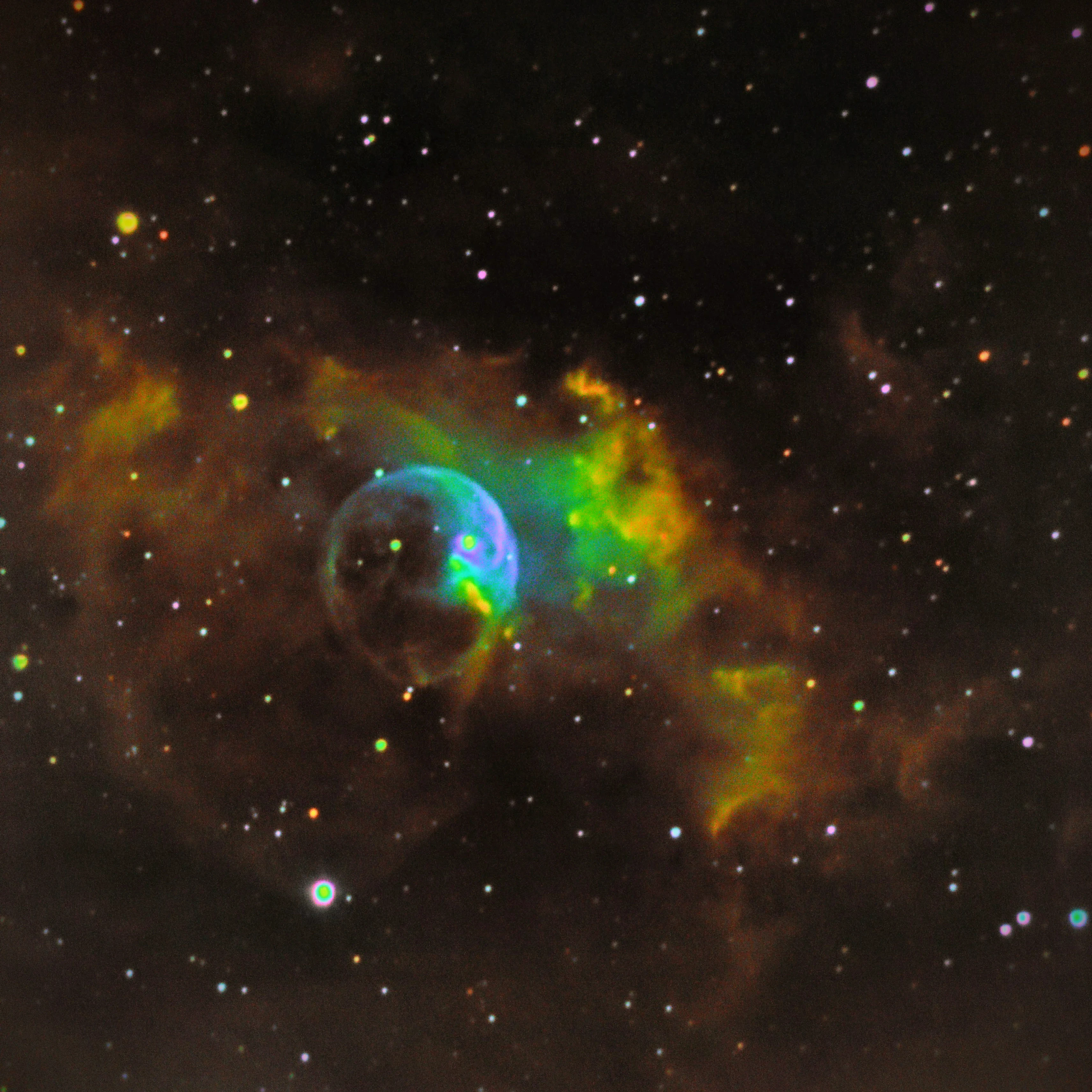Bubble Nebula, Lancaster, UK — photo by Orlando Prugel-Bennett