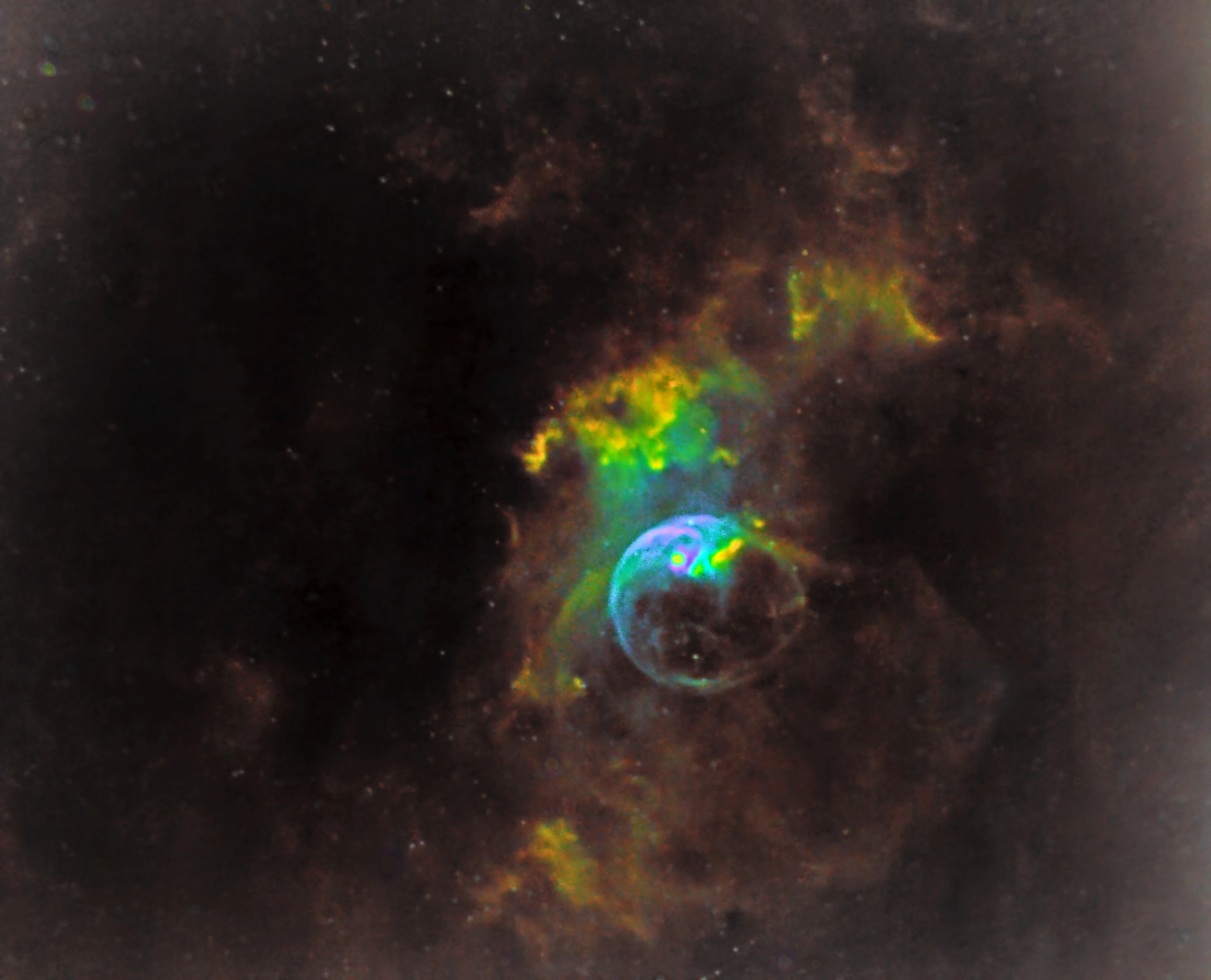 Bubble Nebula, Lancaster, UK — photo by Orlando Prugel-Bennett