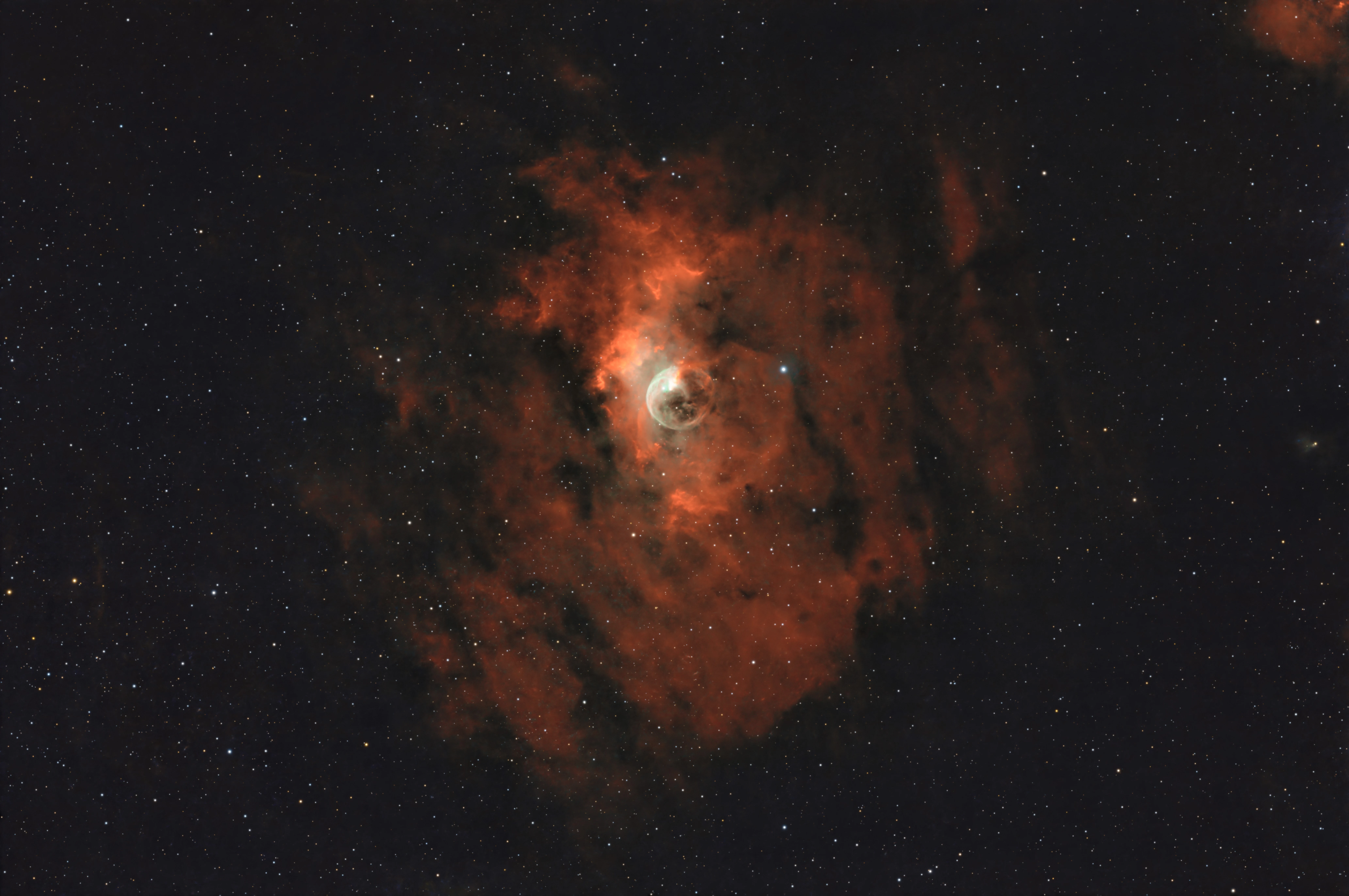 Bubble Nebula, Eling, Hampshire, UK — photo by Orlando Prugel-Bennett