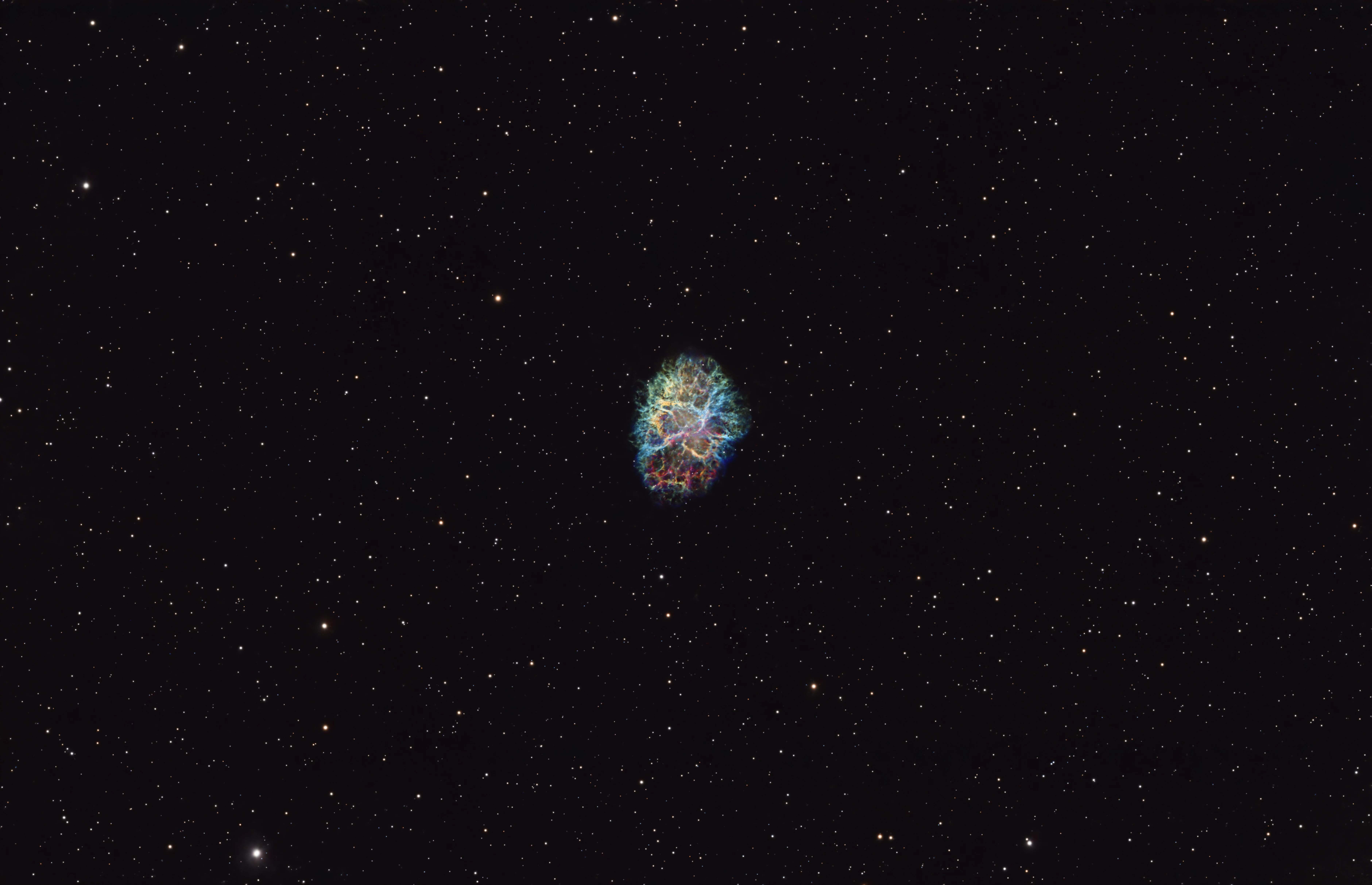Crab Nebula, Eling, Hampshire, UK — photo by Orlando Prugel-Bennett