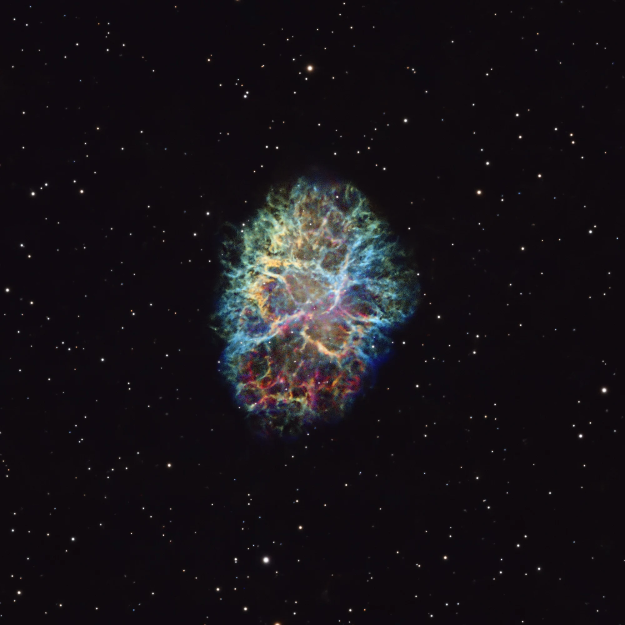 Crab Nebula, Eling, Hampshire, UK — photo by Orlando Prugel-Bennett