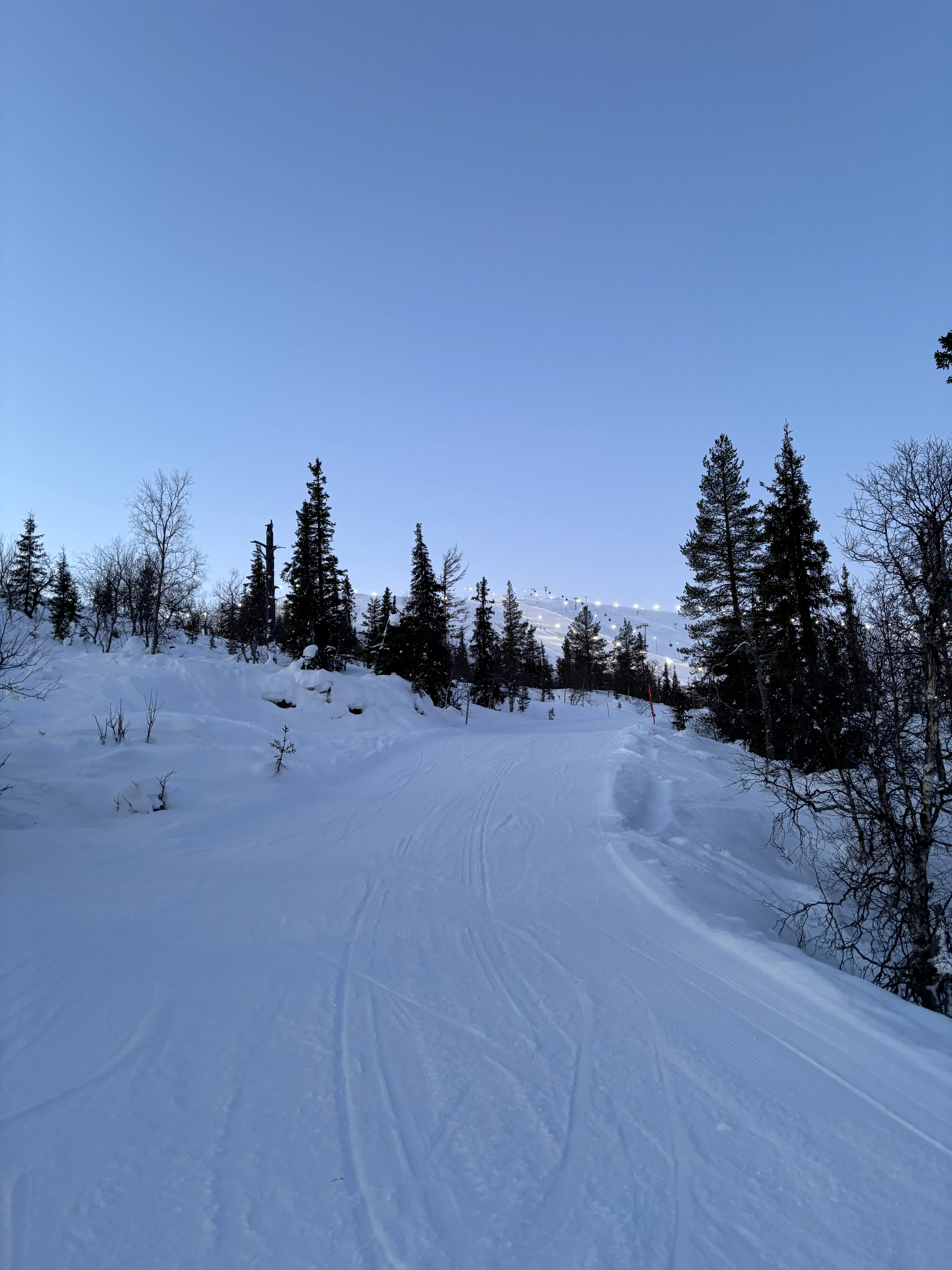Ski Slope, Ÿllas, Finland — photo by Orlando Prugel-Bennett