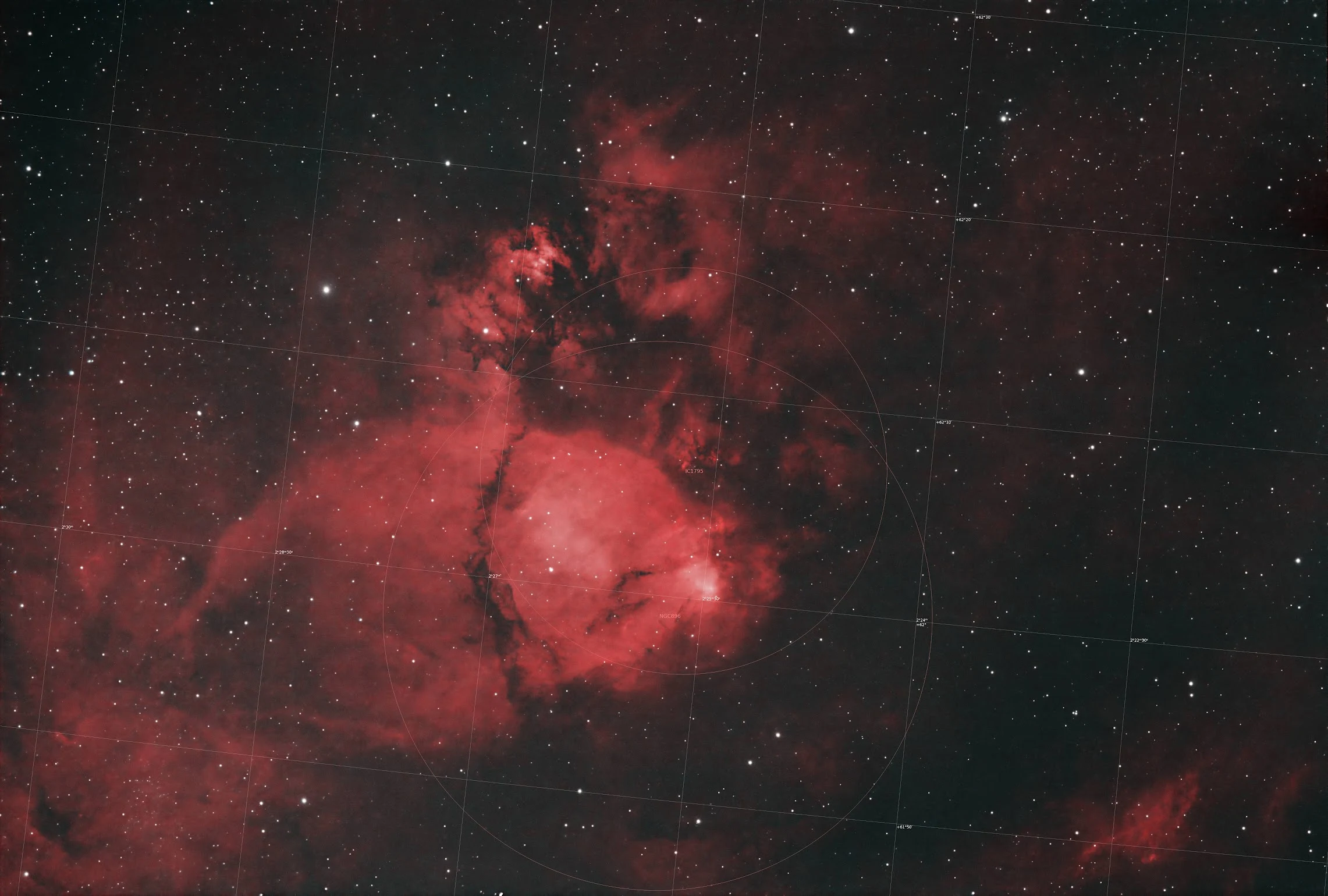 Fishhead Nebula, UK — photo by Orlando Prugel-Bennett