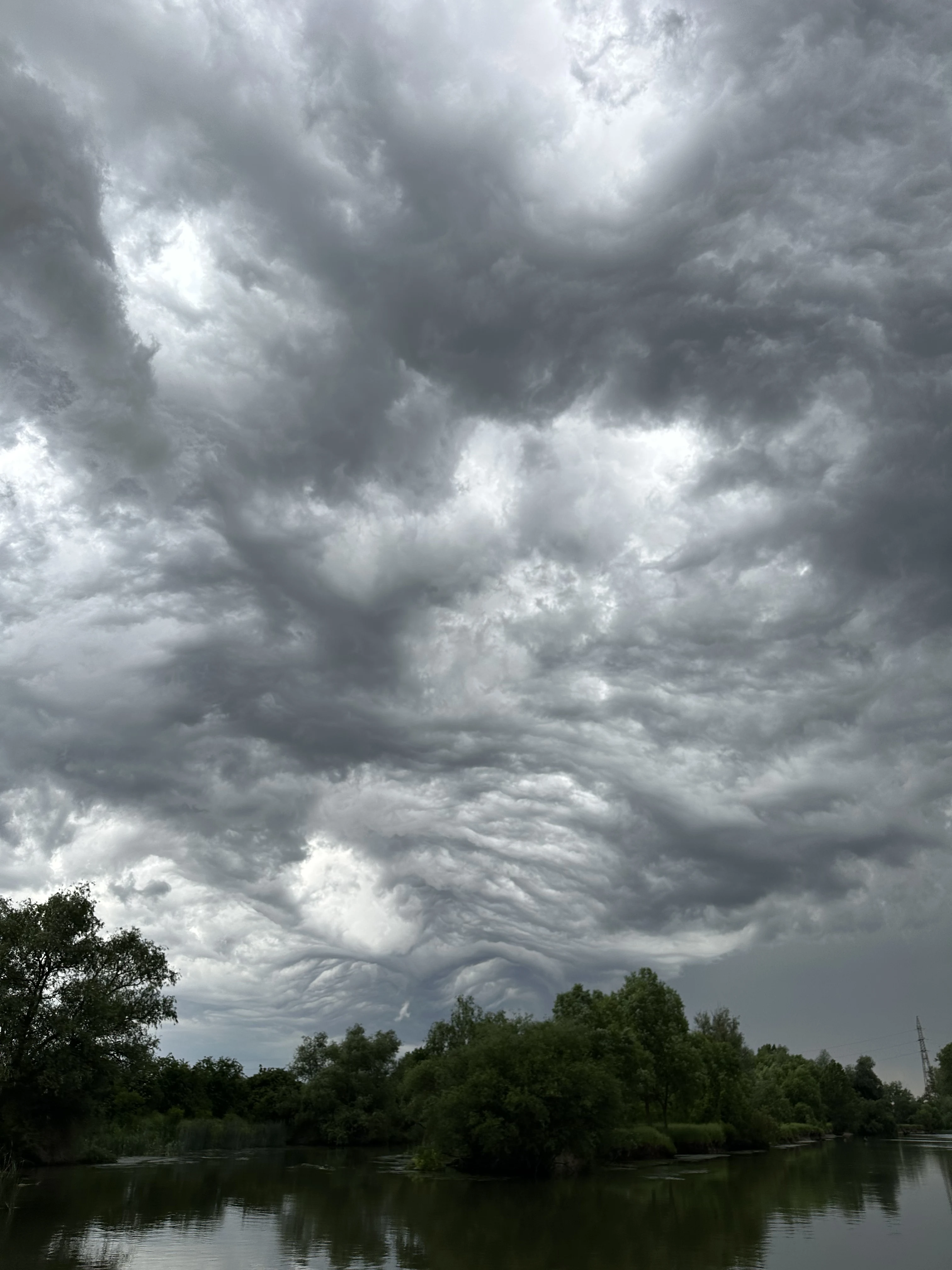 Cloudy sky over Danube delta, Danube Delta, Romania — photo by Orlando Prugel-Bennett