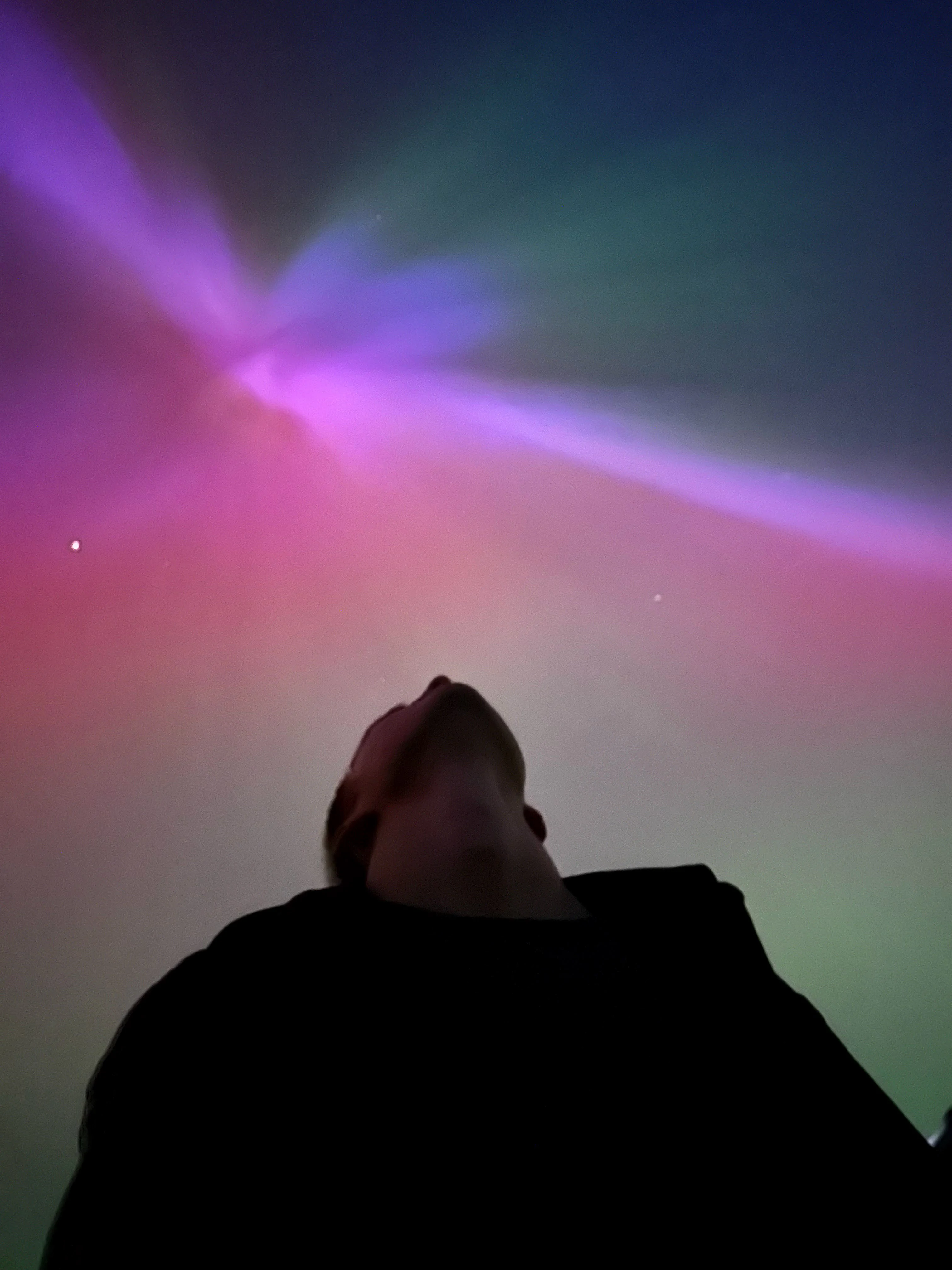 Aurora (My First), Caton Wind Farm, UK — photo by Orlando Prugel-Bennett
