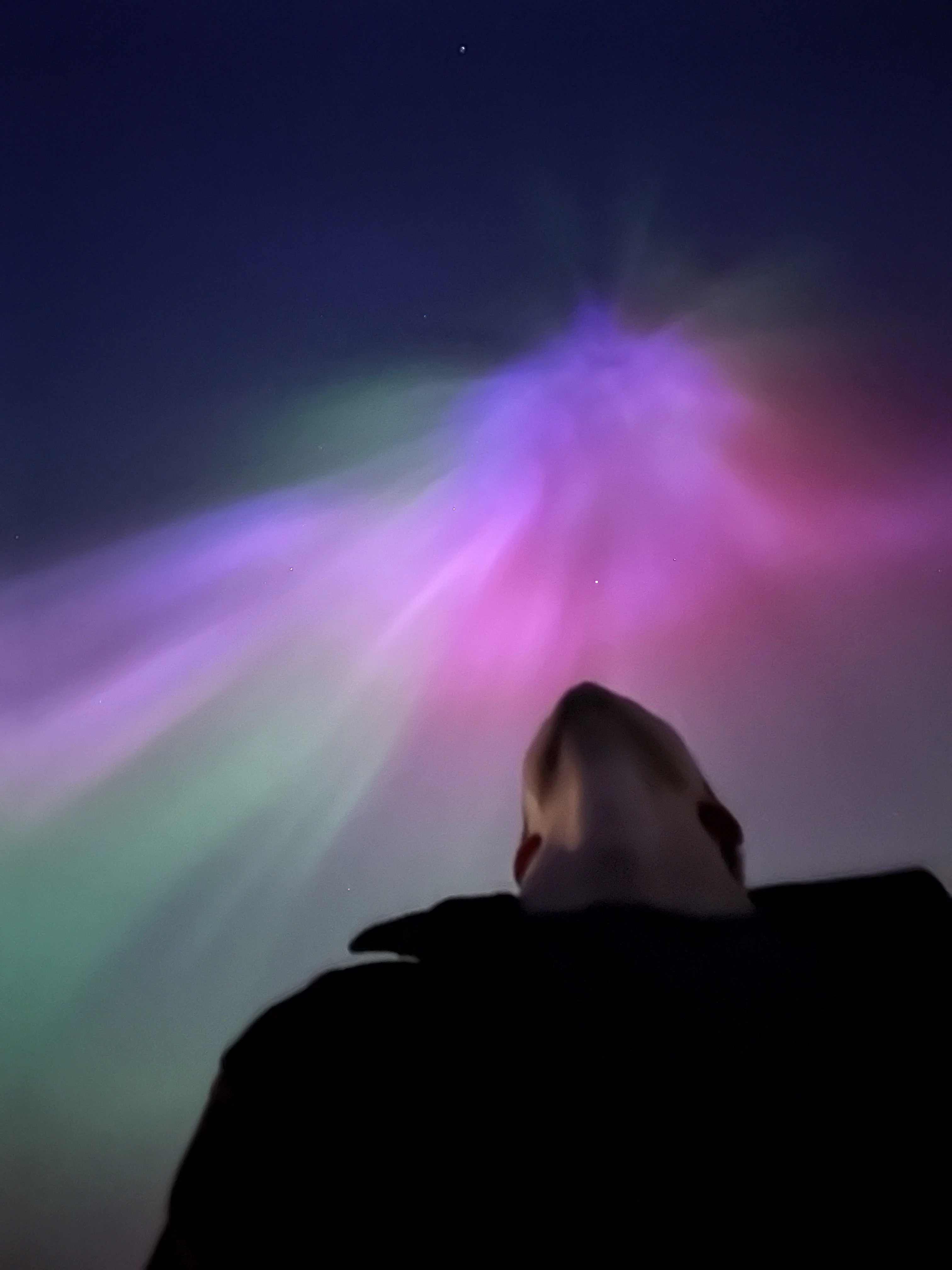 Aurora (My First), Caton Wind Farm, UK — photo by Orlando Prugel-Bennett