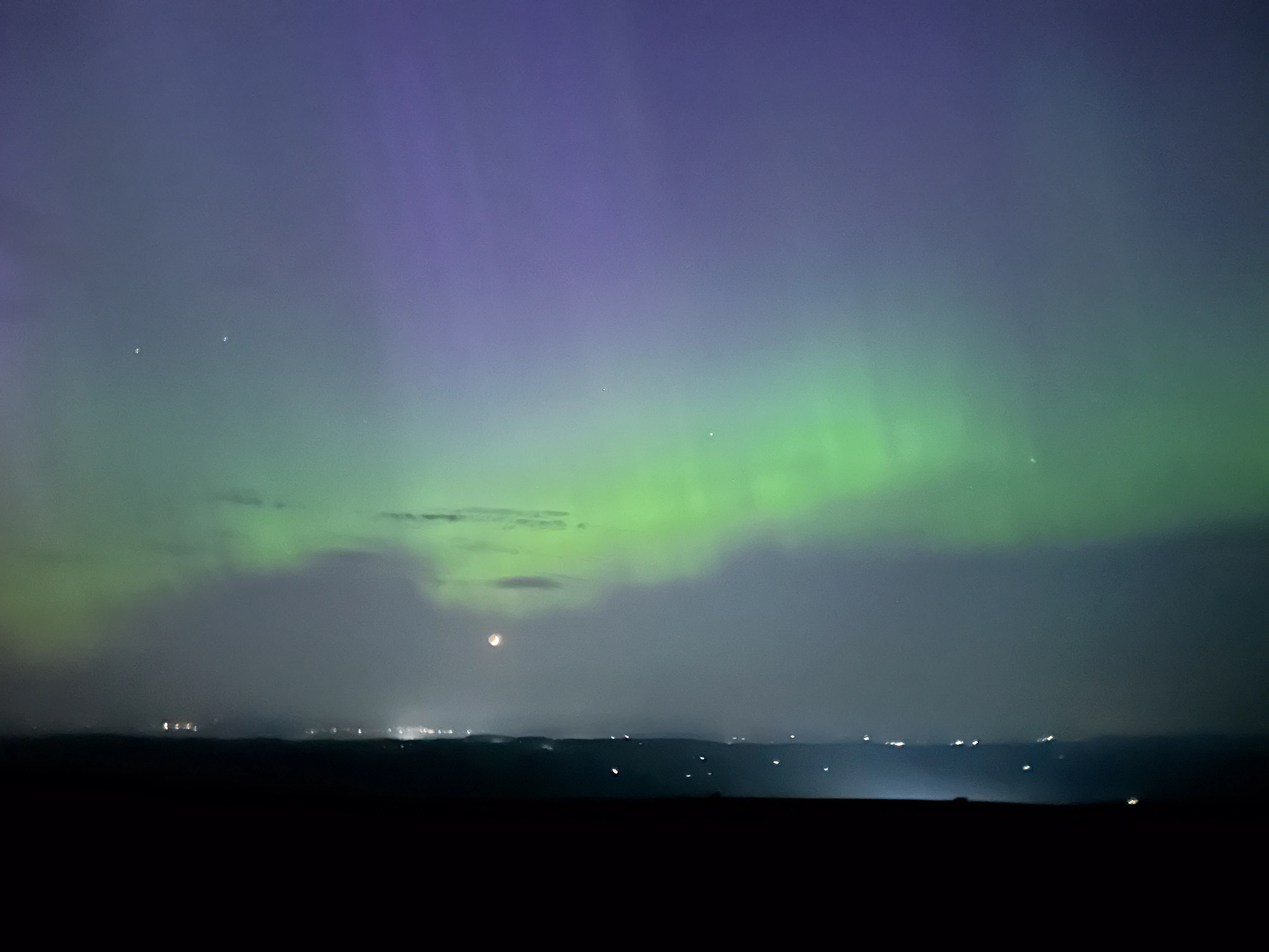 Aurora (My First), Caton Wind Farm, UK — photo by Orlando Prugel-Bennett
