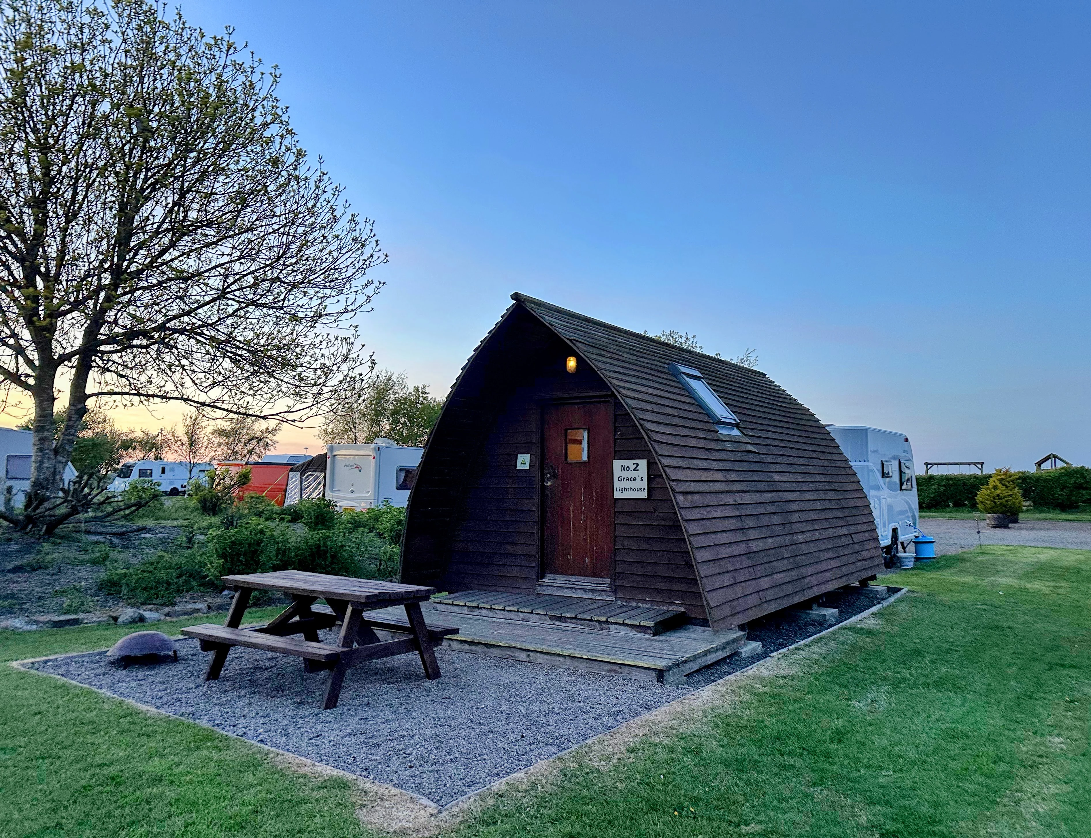 Wigwam, Northumberland, UK — photo by Orlando Prugel-Bennett