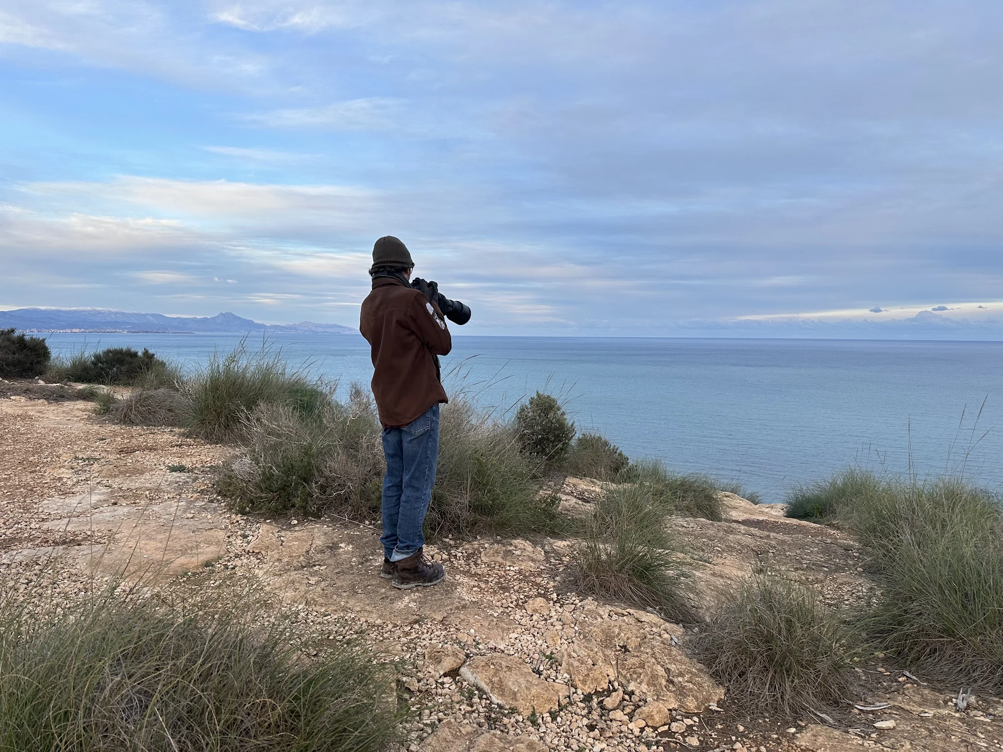John at Santa Pola Lighthouse, Santa Pola Lighthouse, Alicante, Spain — photo by Orlando Prugel-Bennett