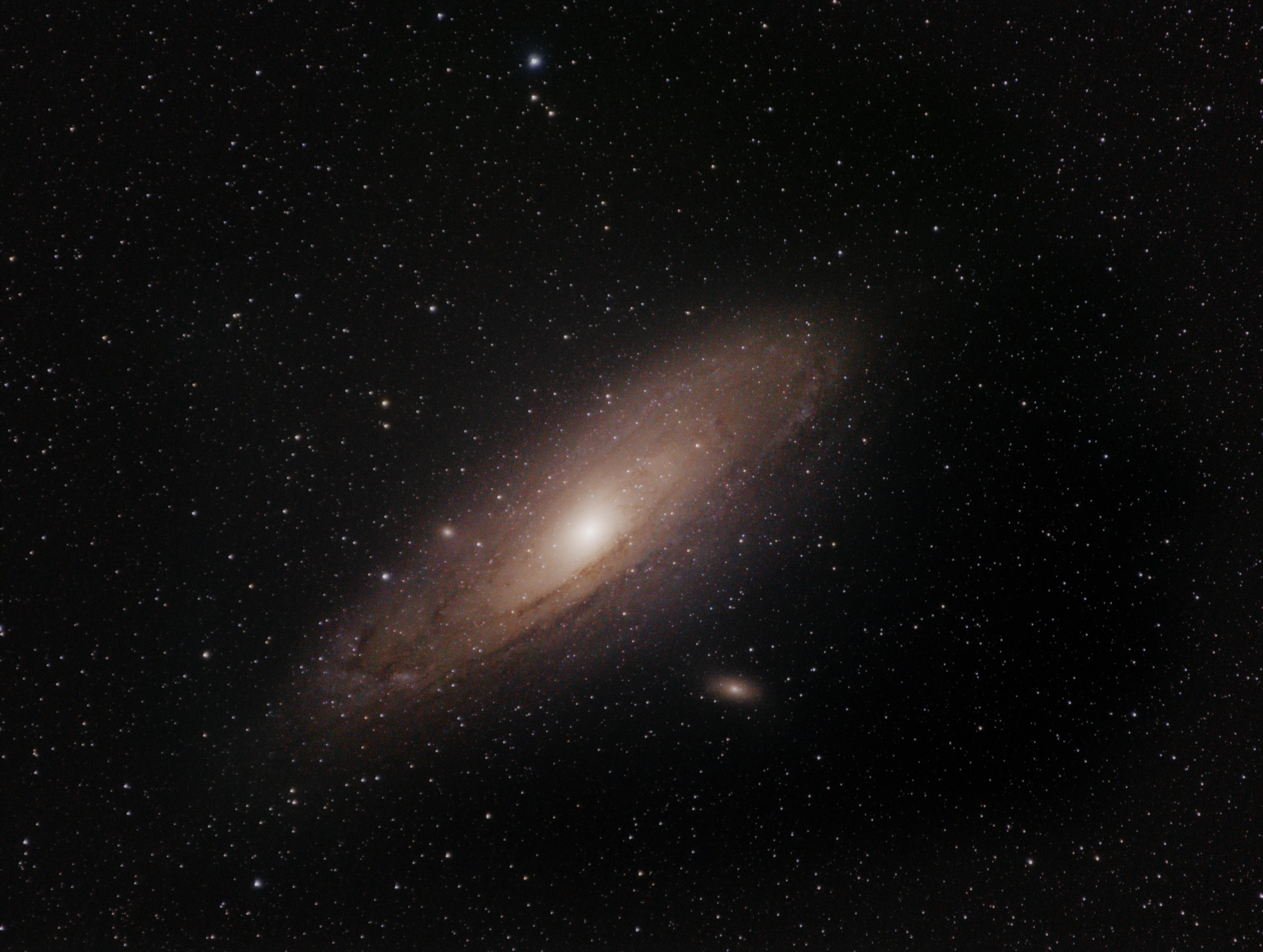 Andromeda Galaxy, Lancaster, UK — photo by Orlando Prugel-Bennett