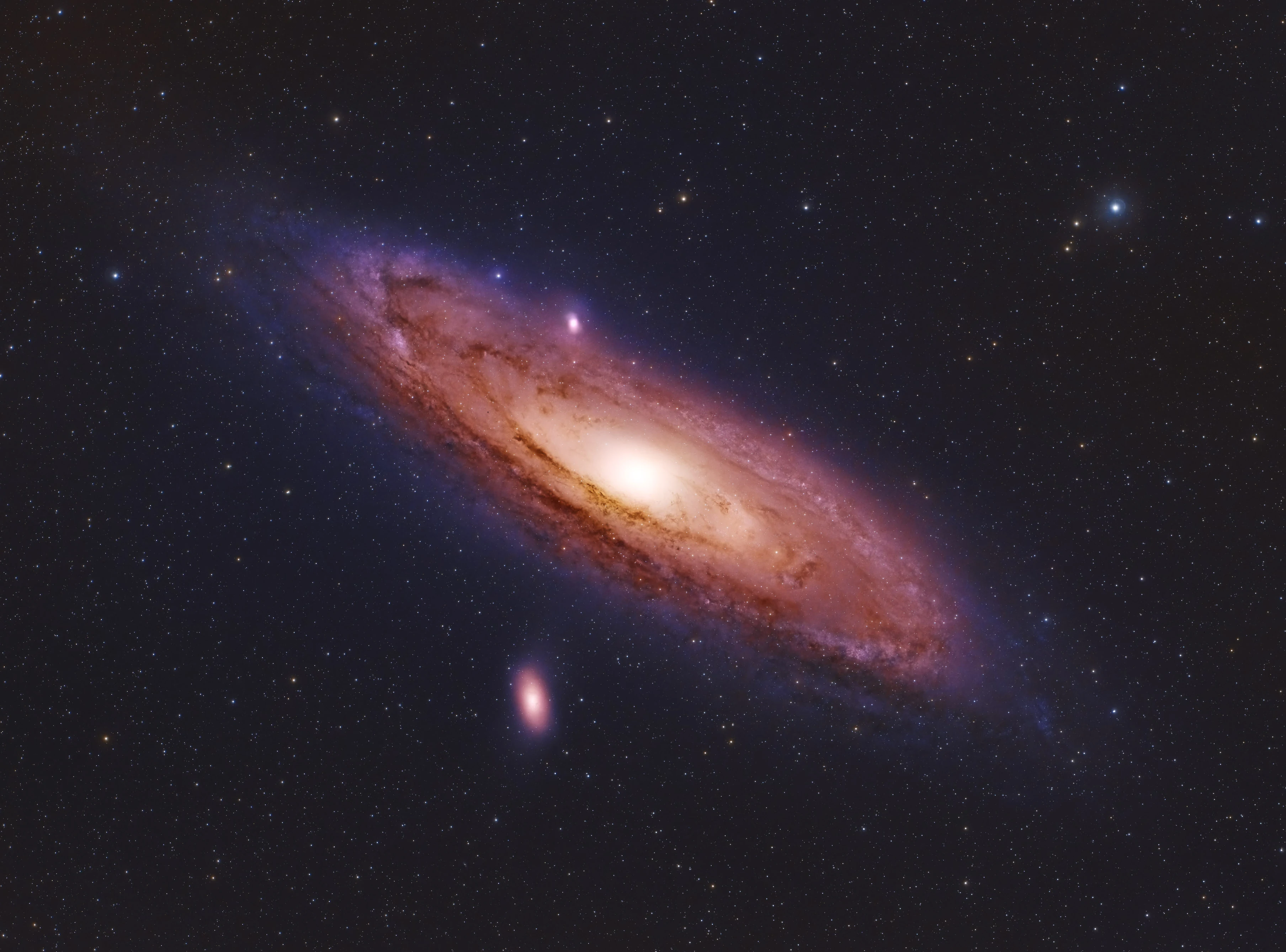 Andromeda Galaxy, Lancaster, UK — photo by Orlando Prugel-Bennett