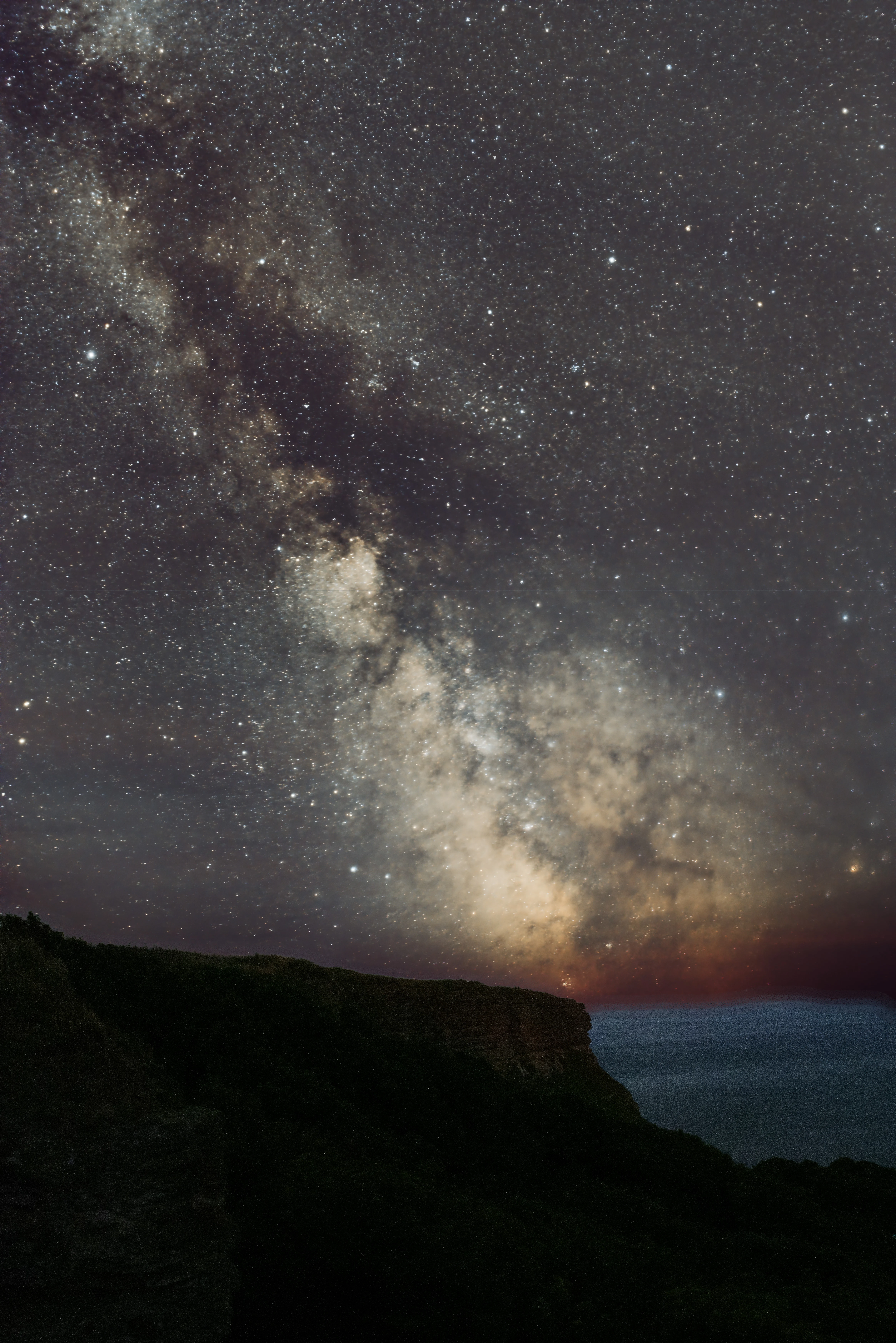 Milky Way, Isle of Wight, UK — photo by Orlando Prugel-Bennett