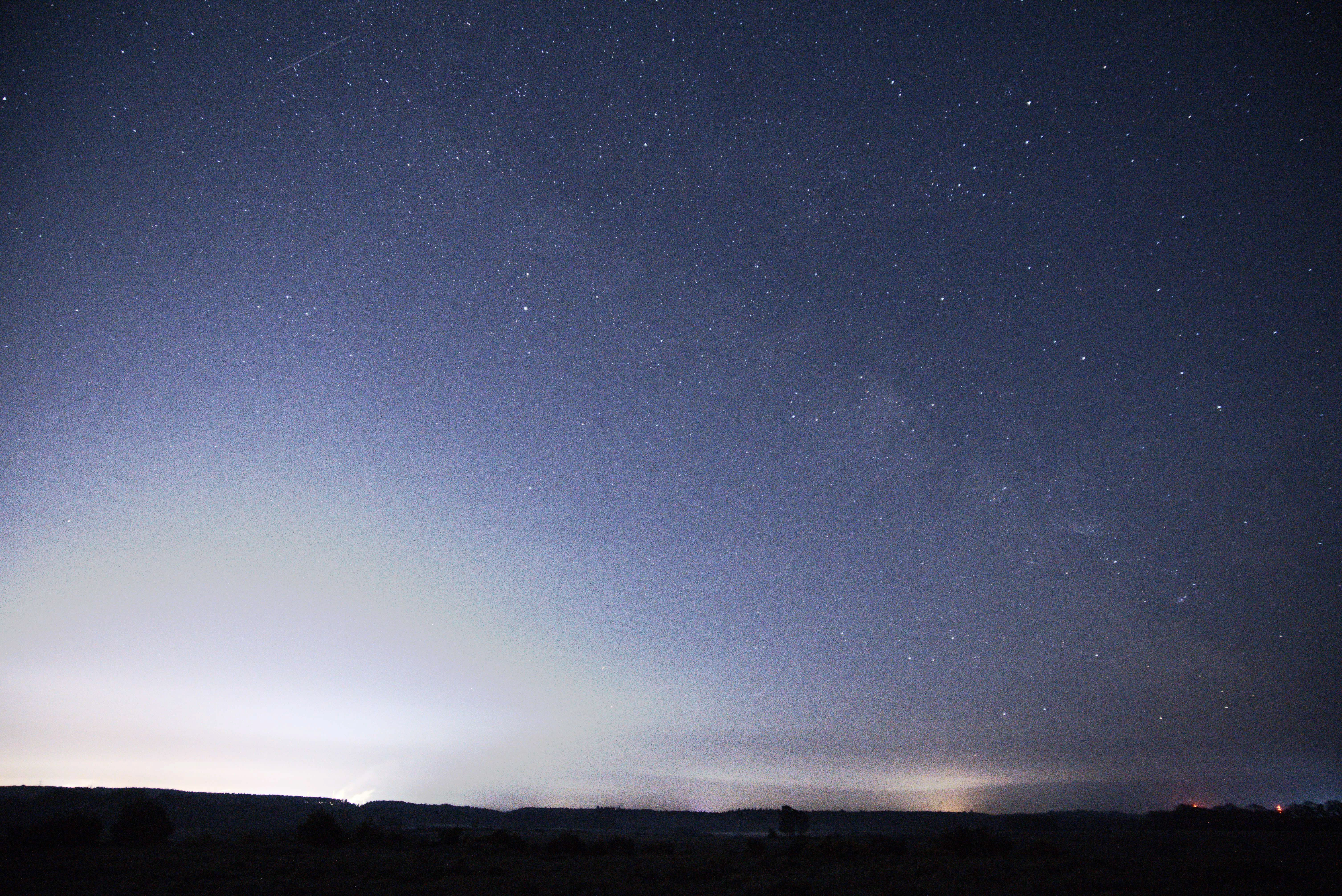 Milky Way from New Forest, Hythe, UK — photo by Orlando Prugel-Bennett