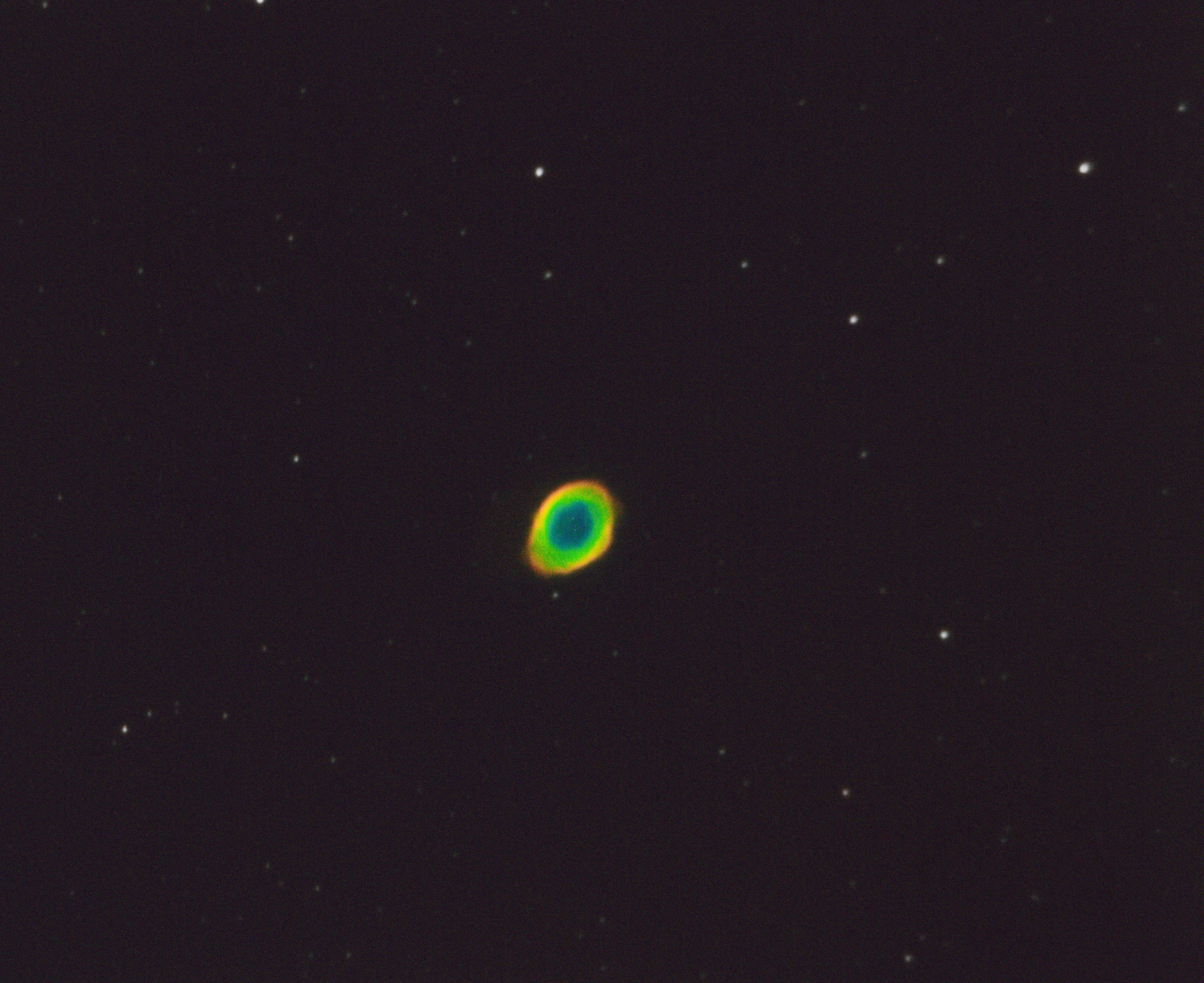 Ring Nebula, Lancaster University, UK — photo by Orlando Prugel-Bennett