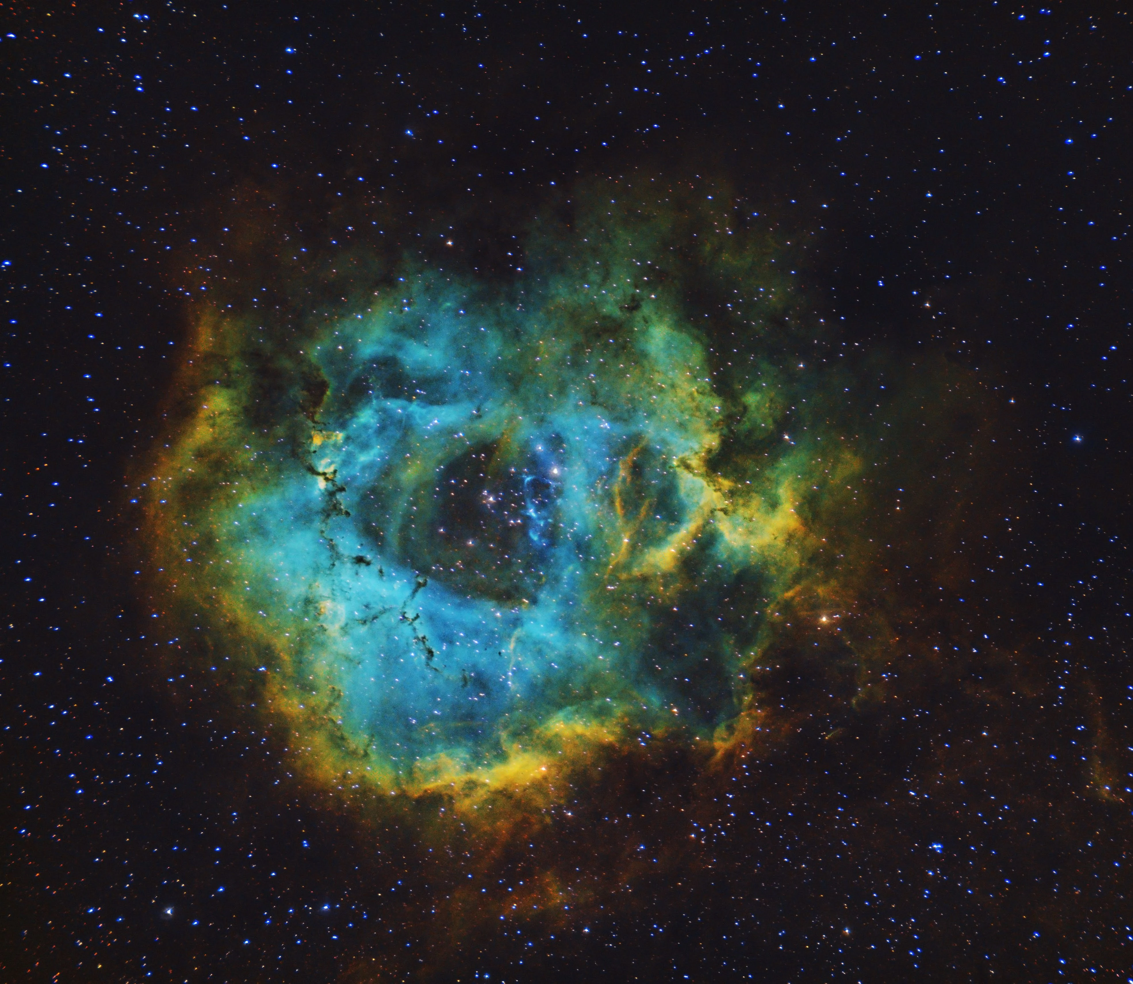 Rosette Nebula, Lancaster University, UK — photo by Orlando Prugel-Bennett