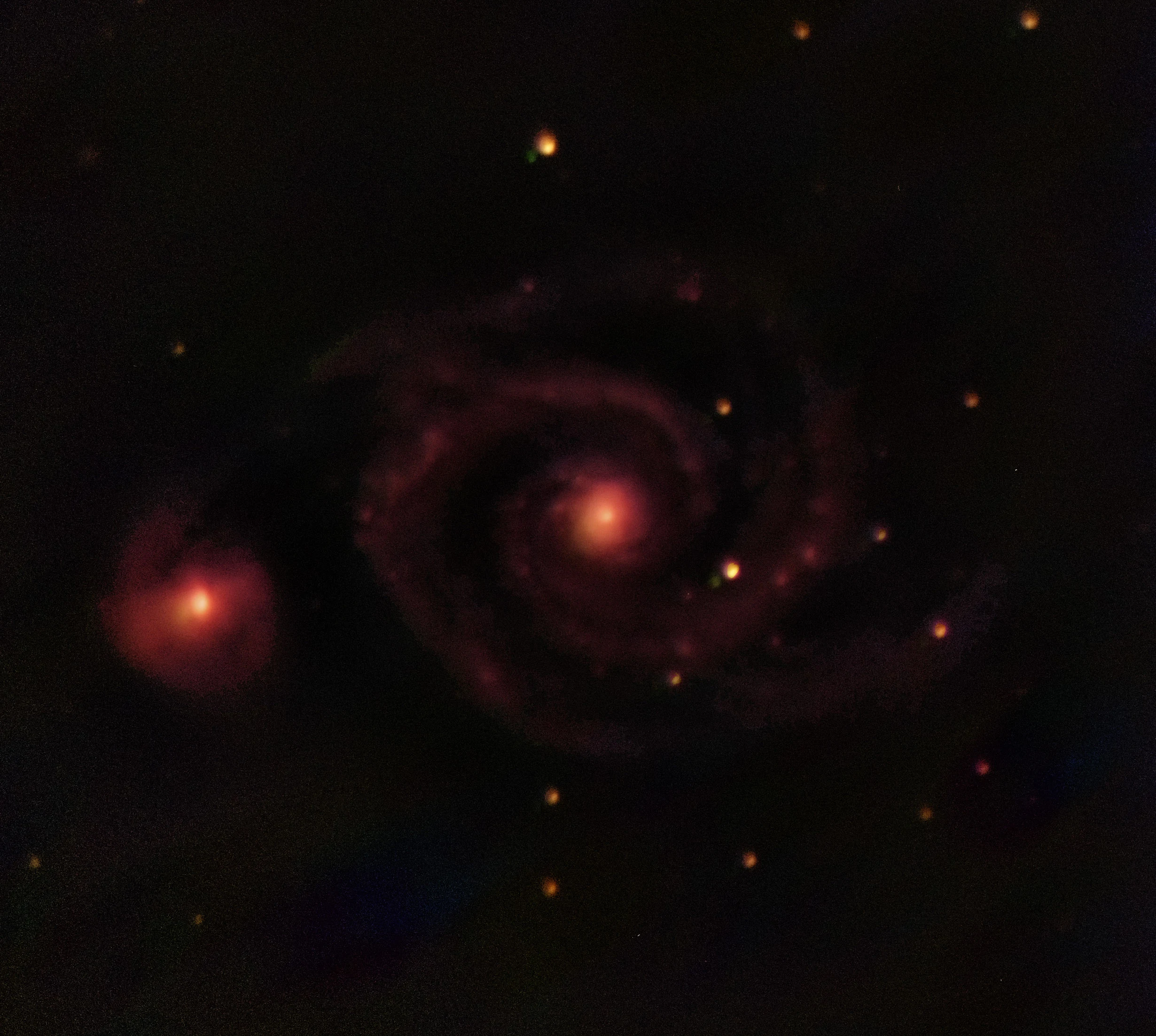 Whirlpool Galaxy, Lancaster, UK — photo by Orlando Prugel-Bennett