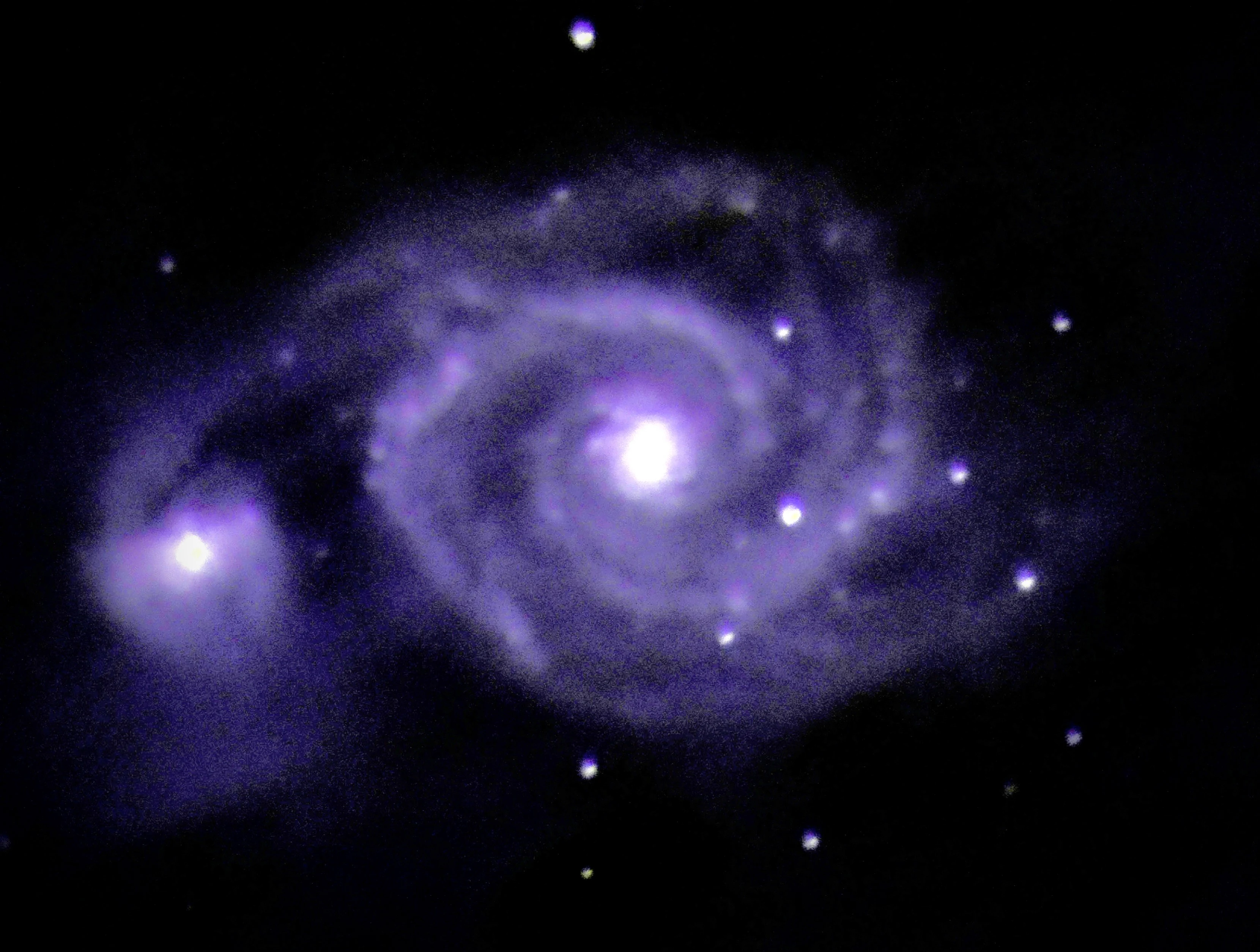 Whirlpool Galaxy, Lancaster, UK — photo by Orlando Prugel-Bennett