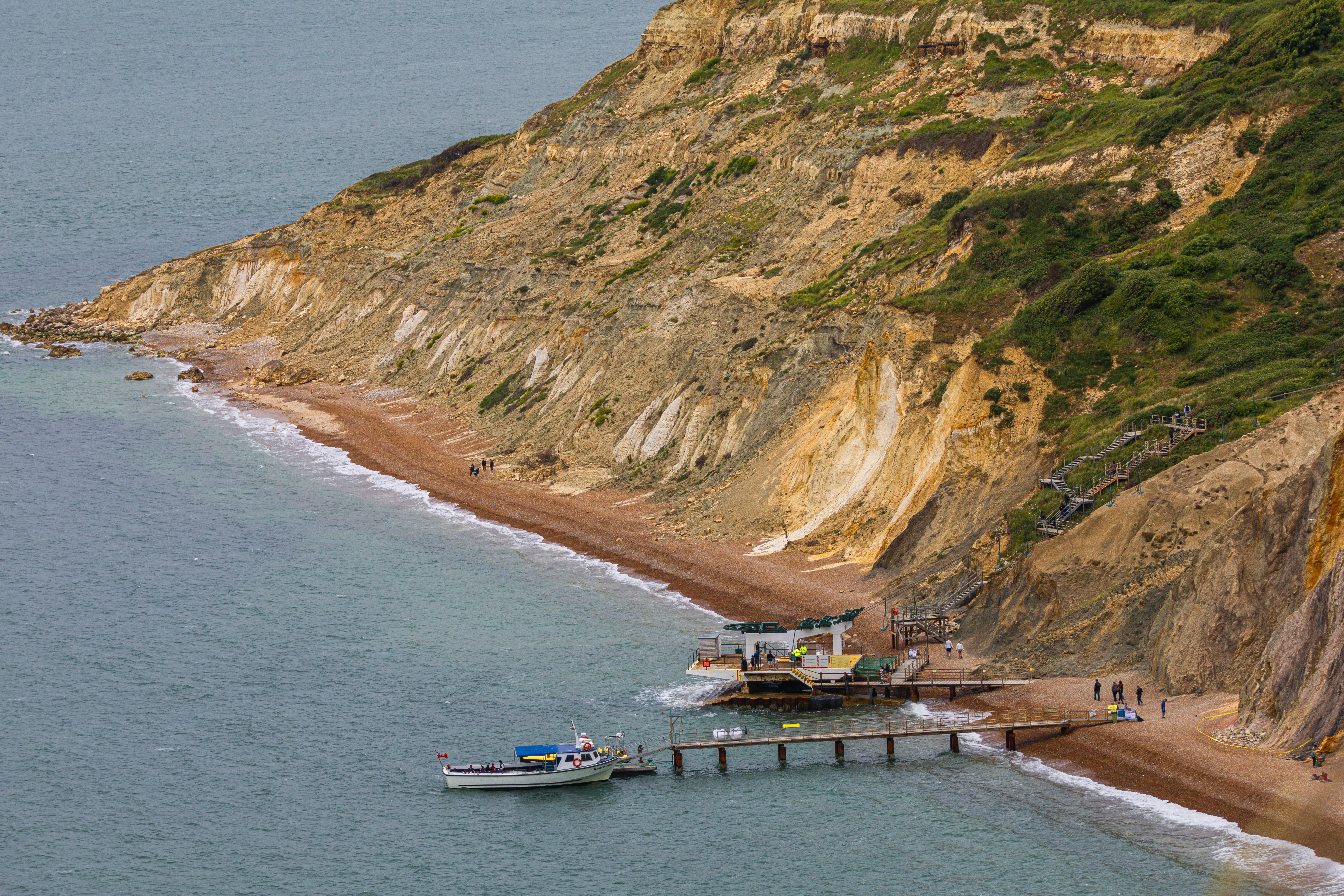 Alum Bay, Isle of Wight, UK — photo by Orlando Prugel-Bennett