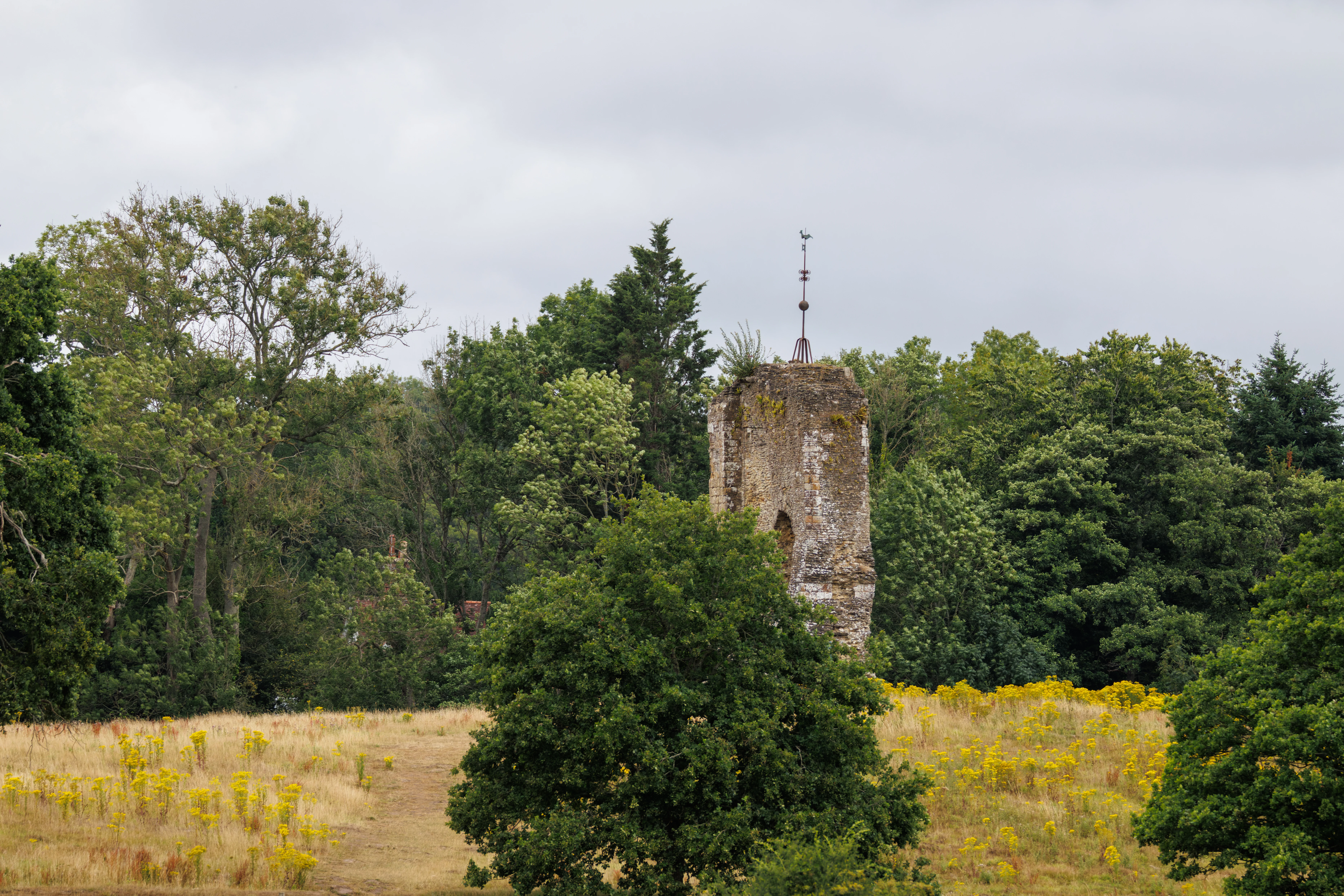 Knepp church tower, Knepp, Horsham, West Sussex, UK — photo by Orlando Prugel-Bennett