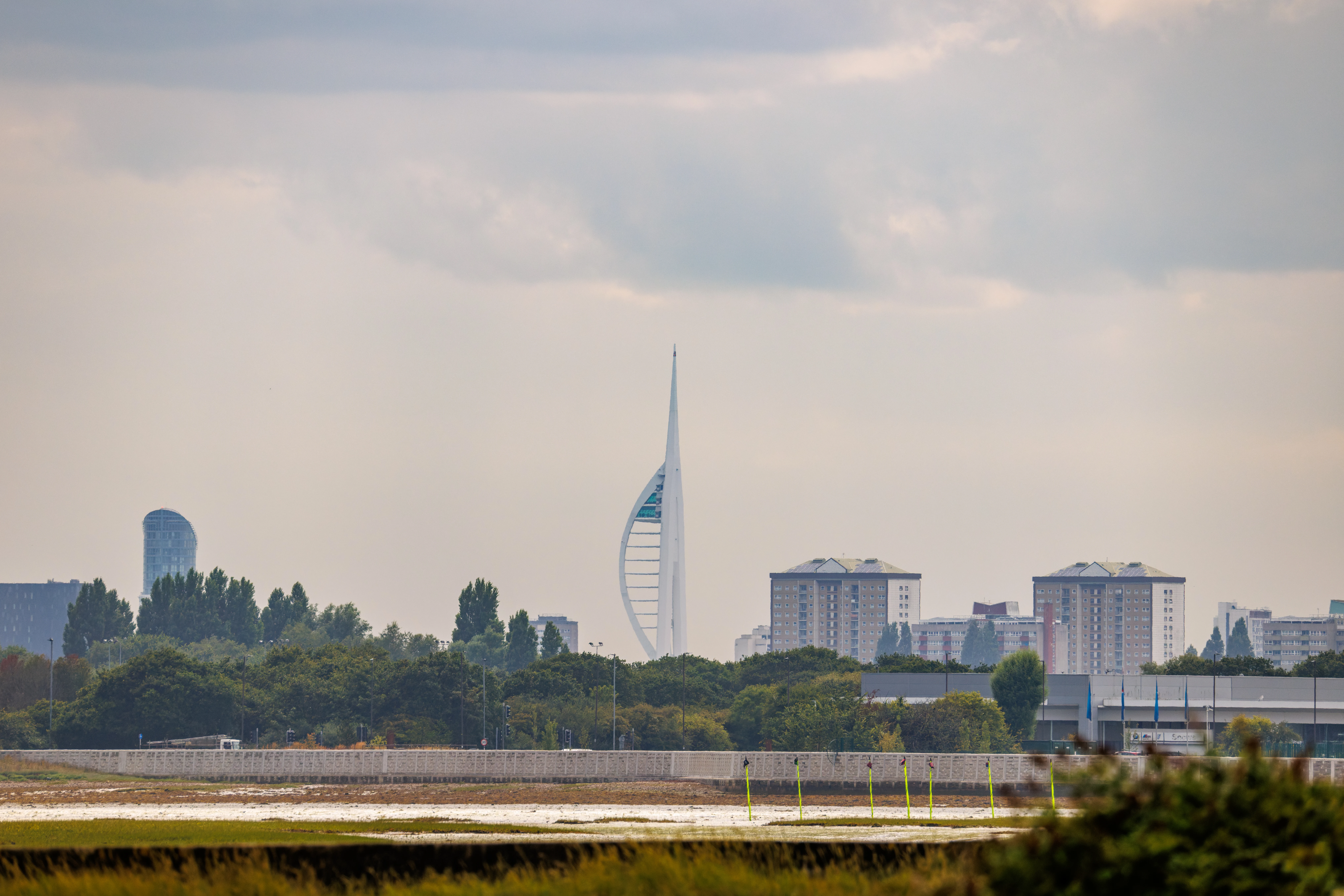 Spinnaker Tower, Farlington Marshes, Portsmouth, Hampshire, UK — photo by Orlando Prugel-Bennett