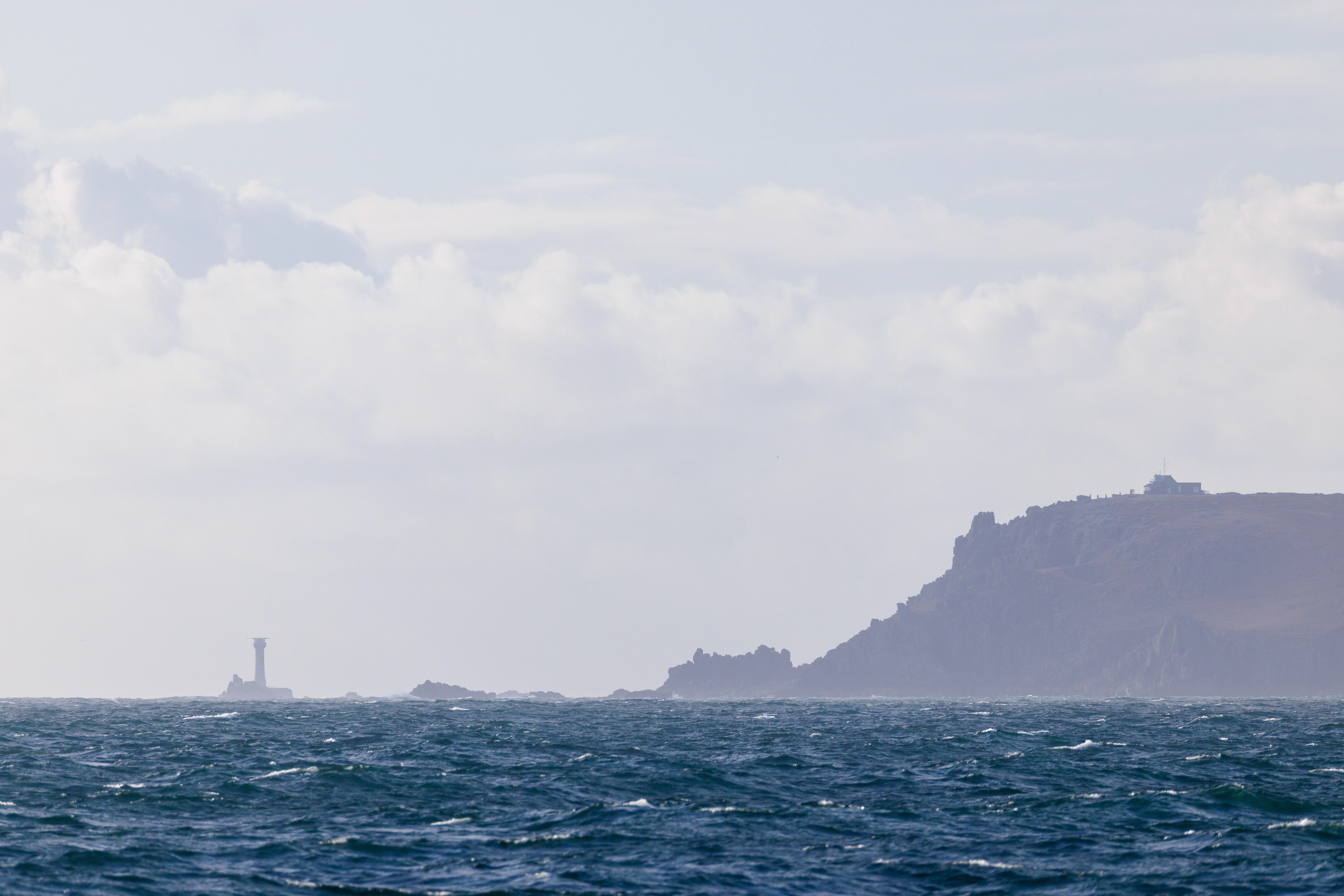 Longships Lighthouse, Cornwall, UK — photo by Orlando Prugel-Bennett