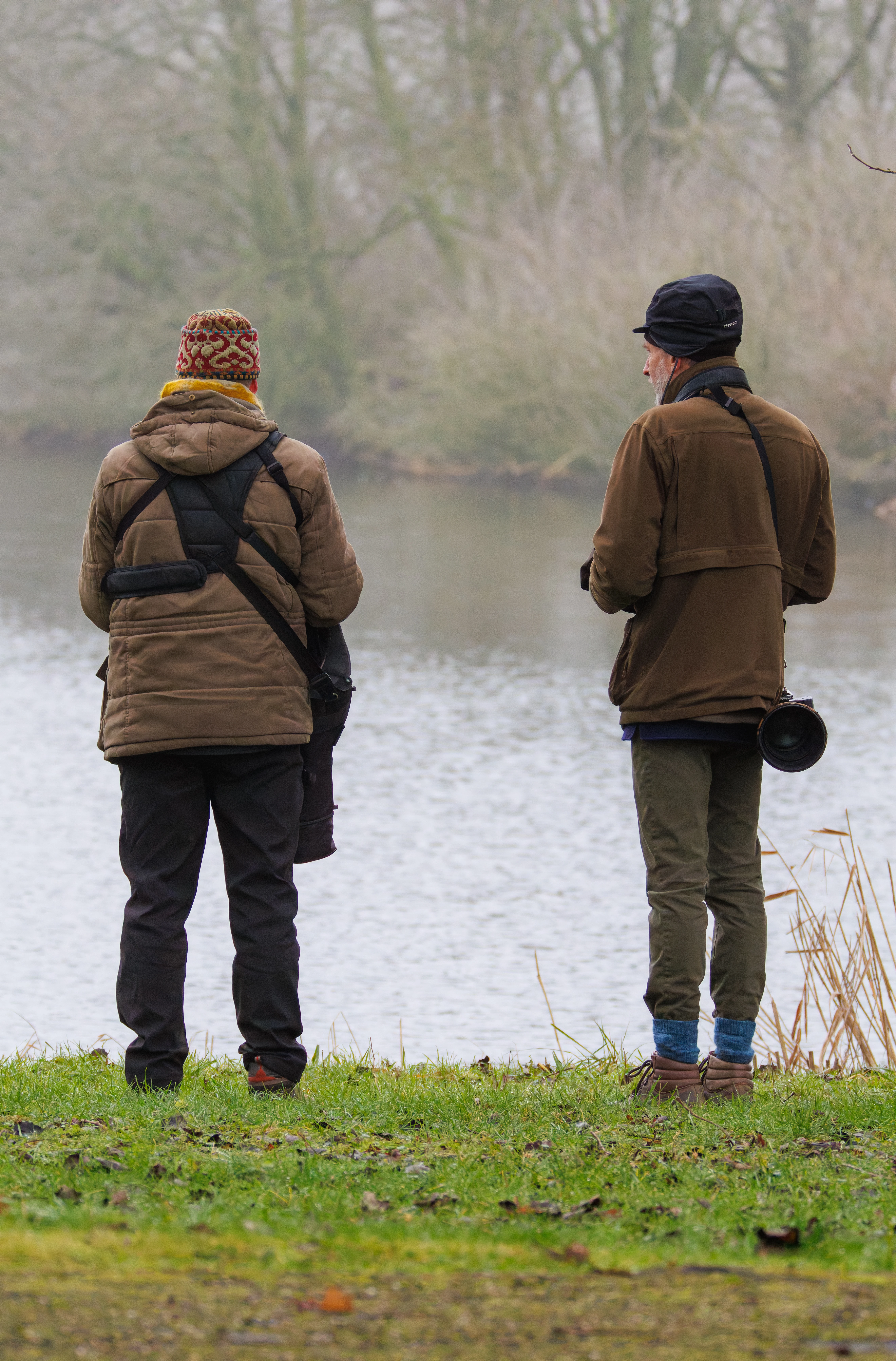 Jim and Adam, Natuurpark Lelystad, Lelystad, Flevoland, Netherlands — photo by Orlando Prugel-Bennett