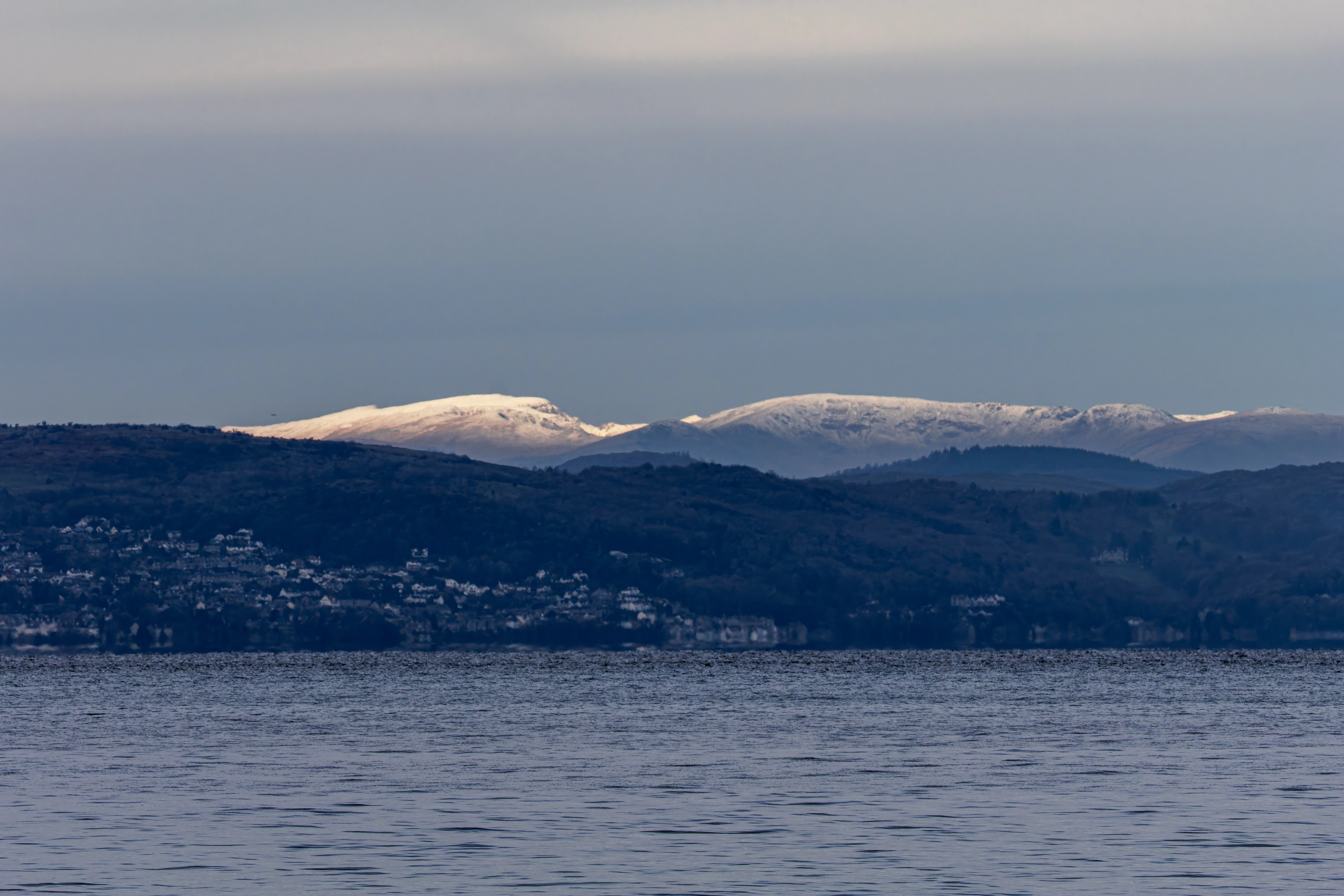 Lake District Hills, Morecambe, UK — photo by Orlando Prugel-Bennett
