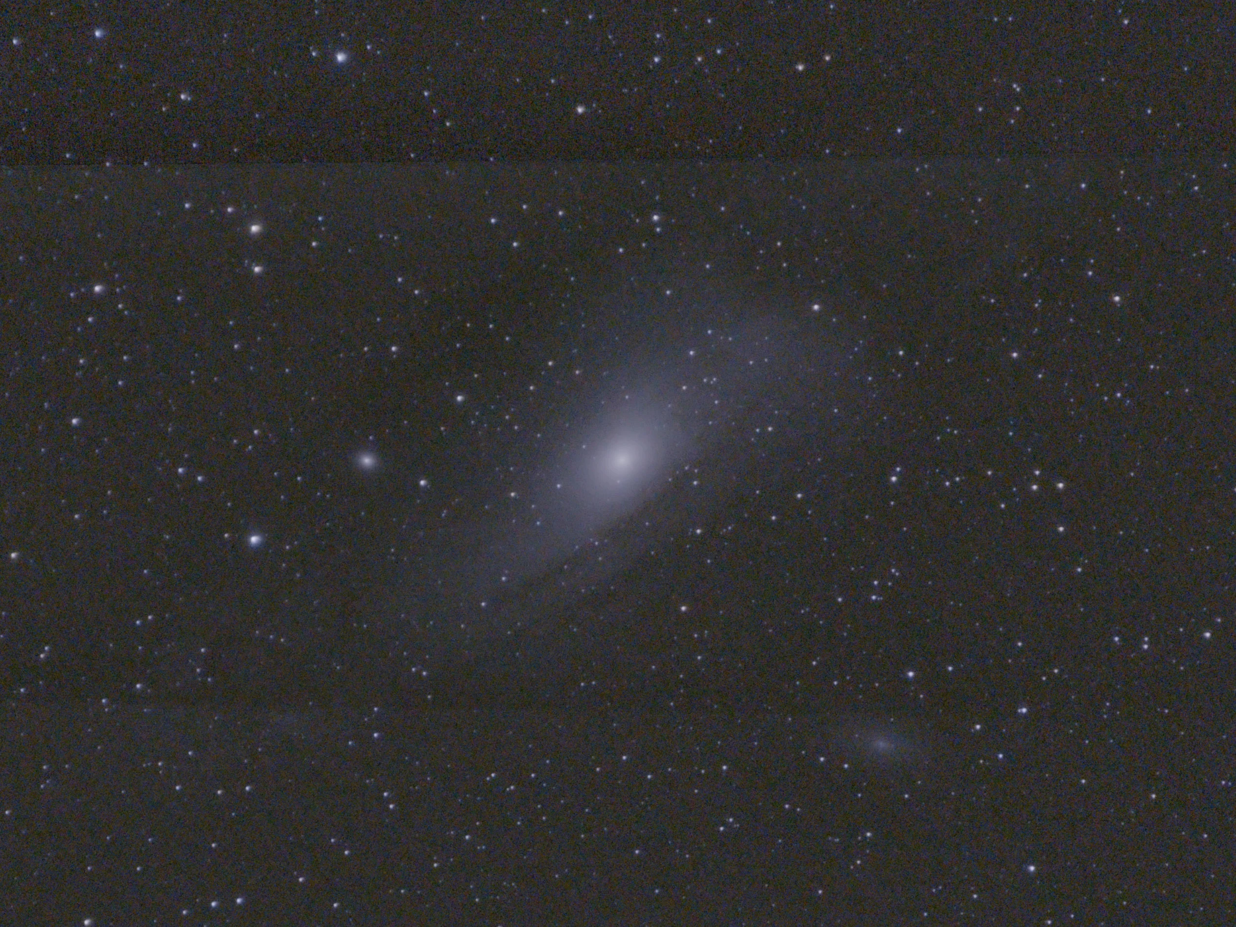 Andromeda Galaxy, Eling, UK — photo by Orlando Prugel-Bennett