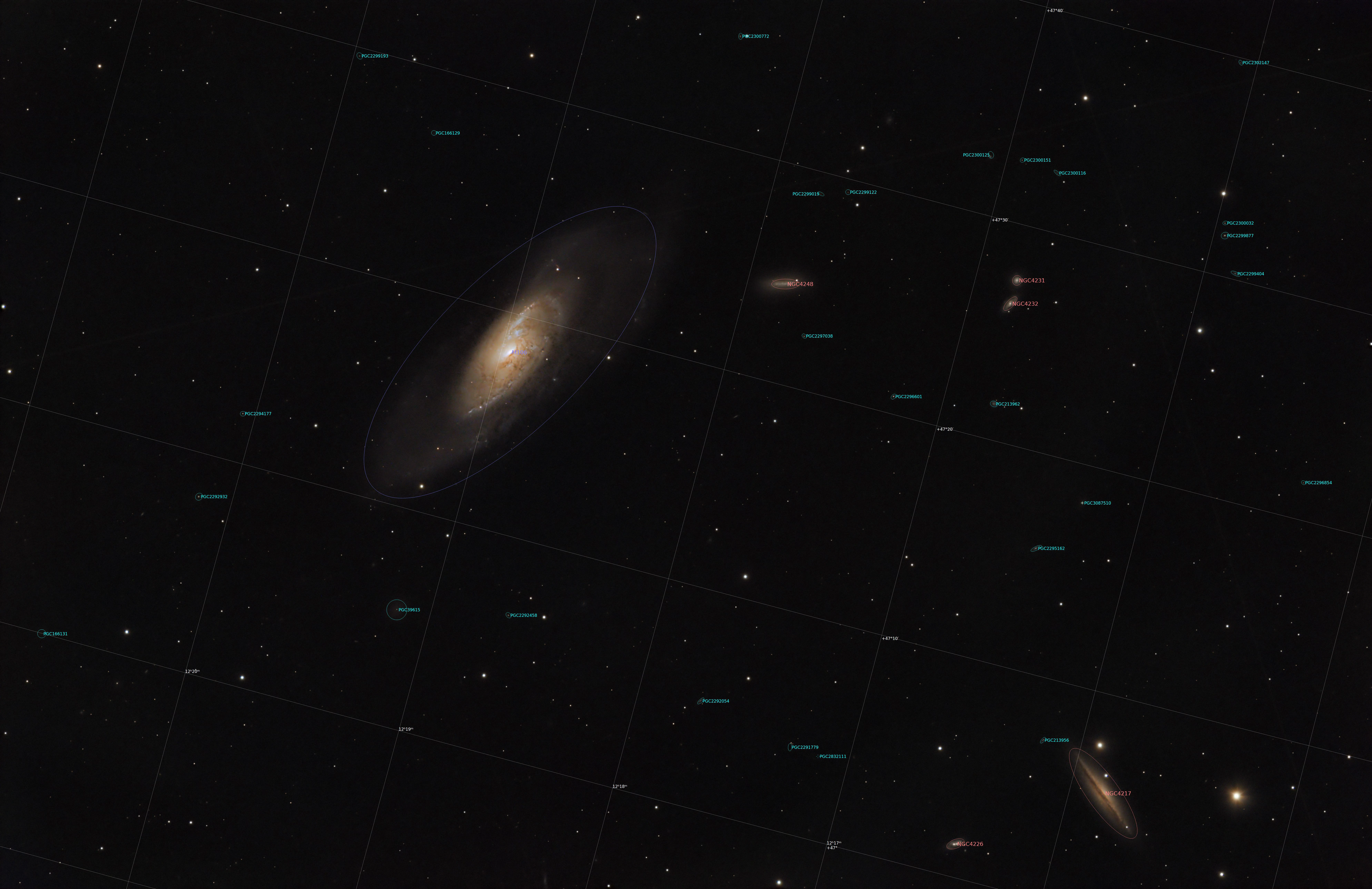 M106 (Annotated), UK — photo by Orlando Prugel-Bennett