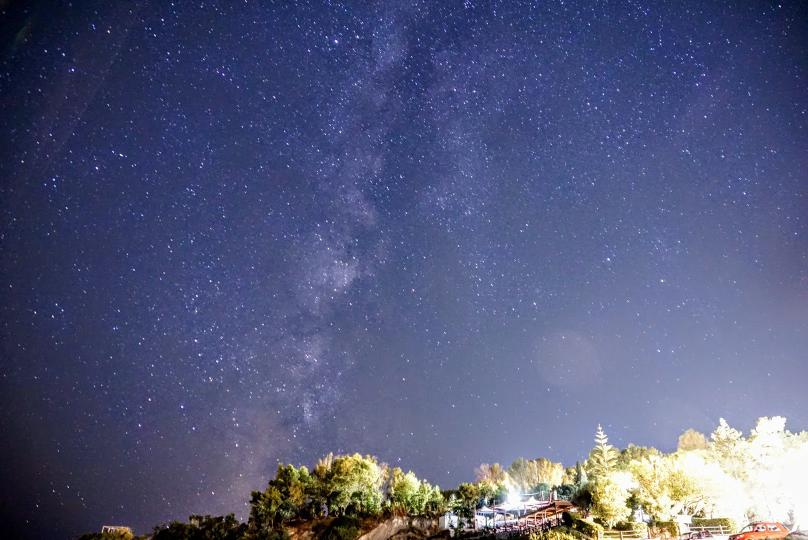 The Milky Way, Kefalonia, Greece — photo by Orlando Prugel-Bennett