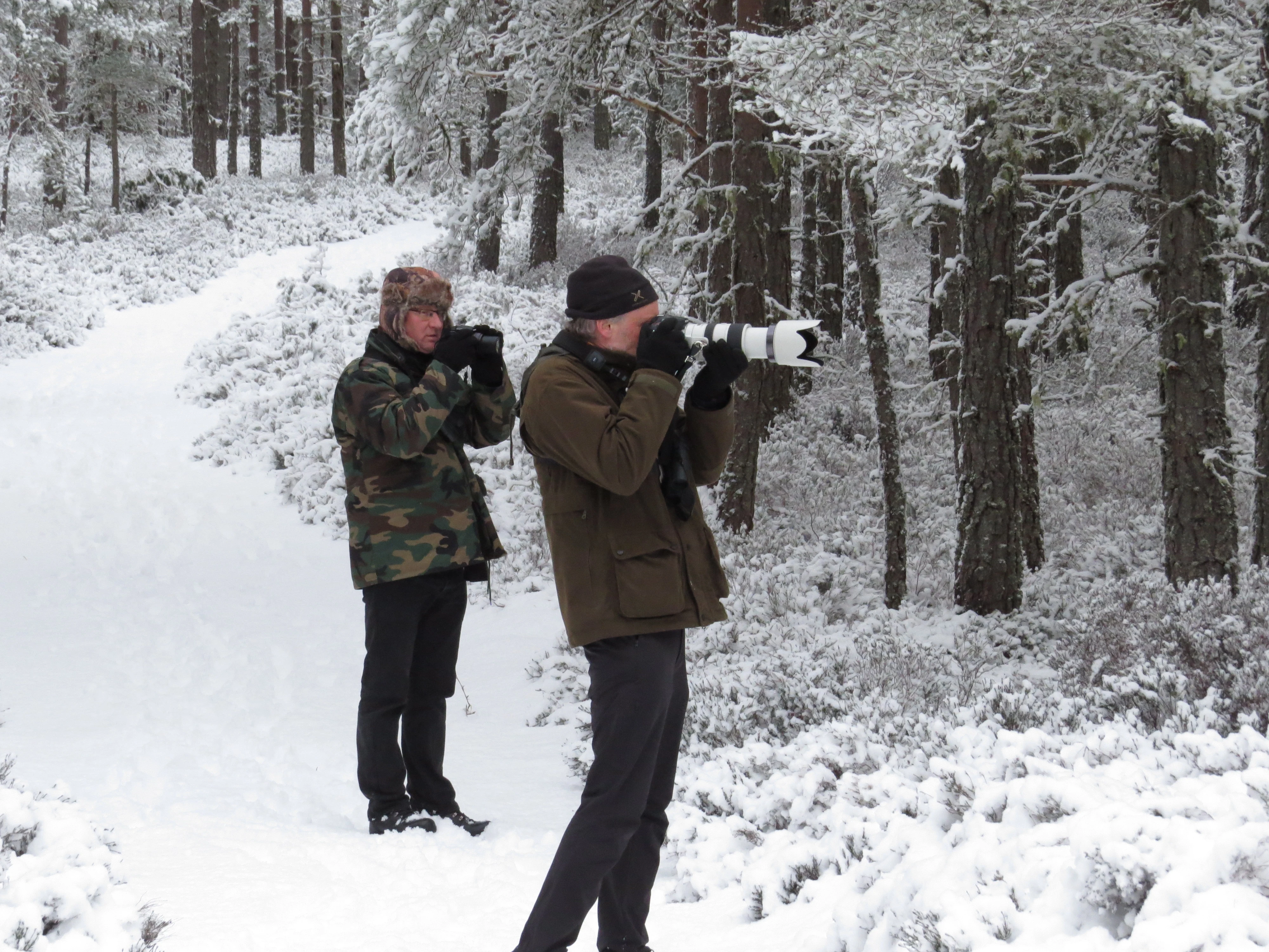 Jim in action, Speyside, Scotland, UK — photo by Adam Prugel-Bennett